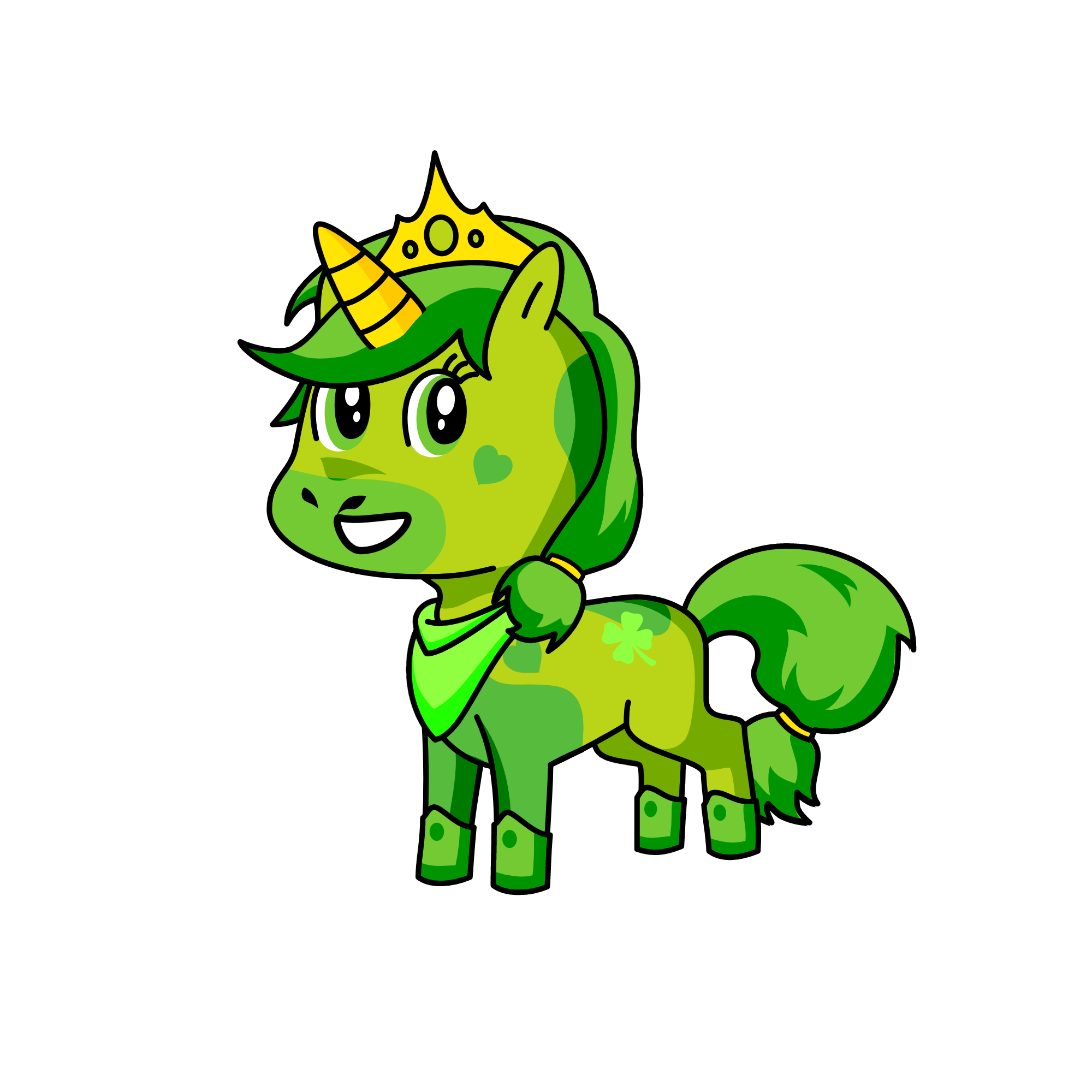 st. patty, the unicorn