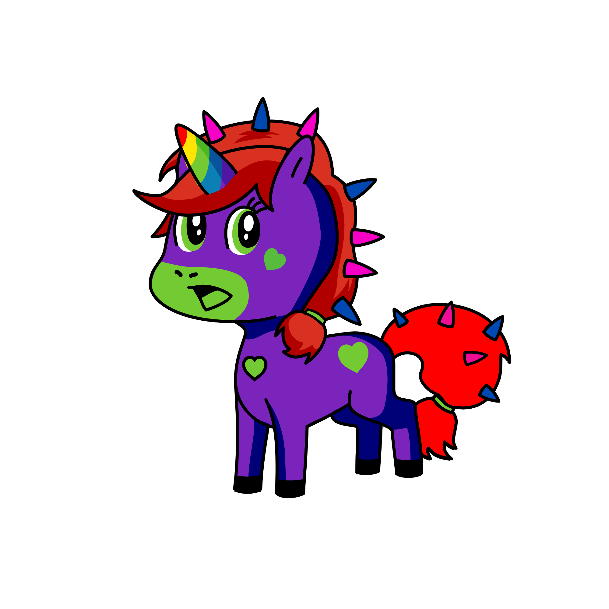Oh Boy, the unicorn