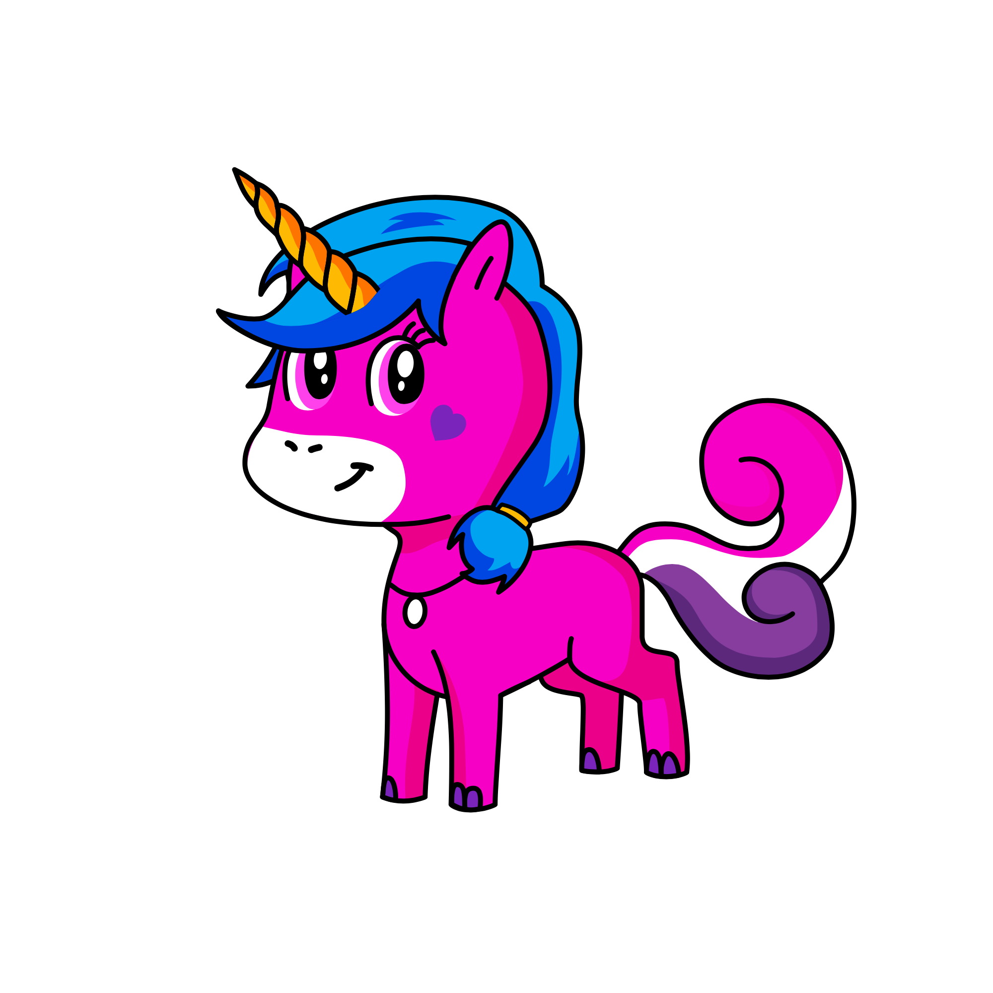 Cloudpuff, the unicorn