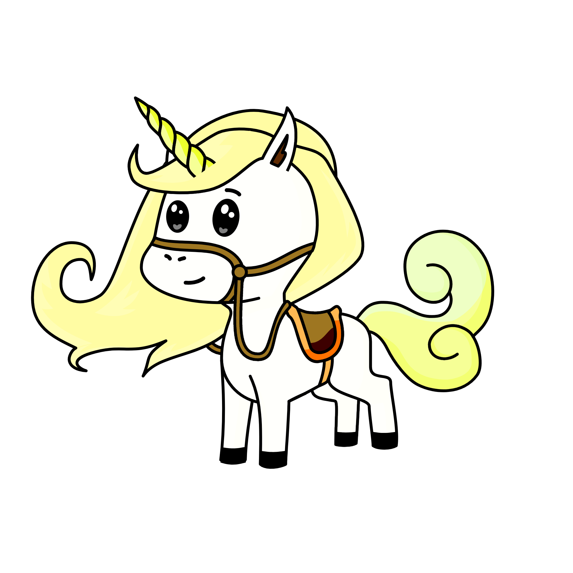 Goldie, the unicorn