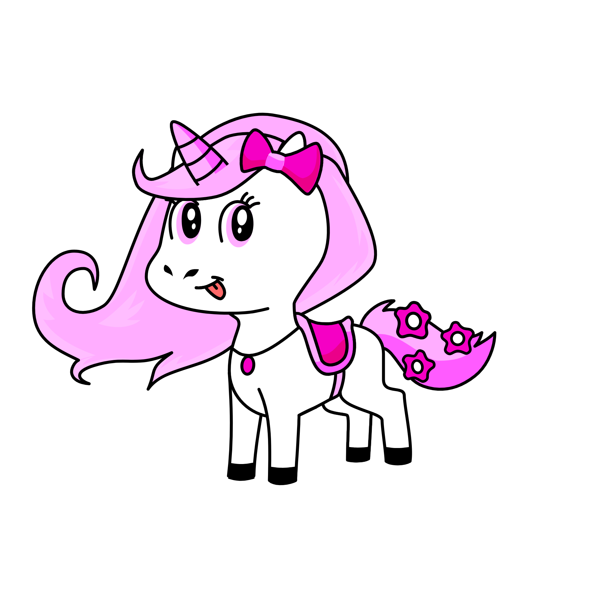 Emma Jr, the unicorn