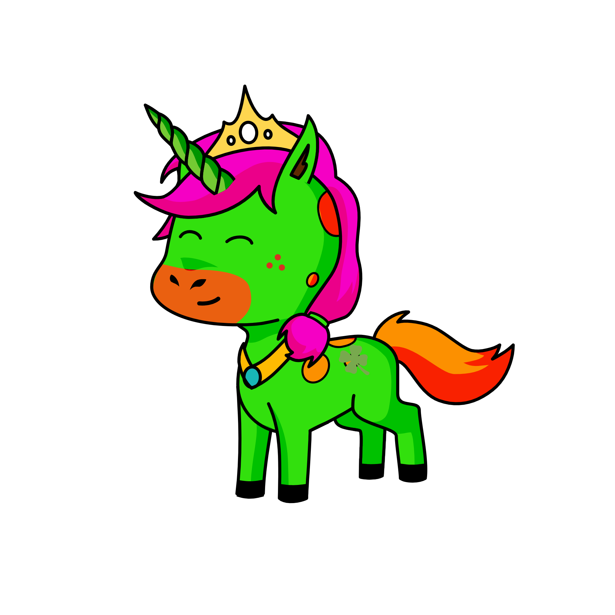 lucky, the unicorn