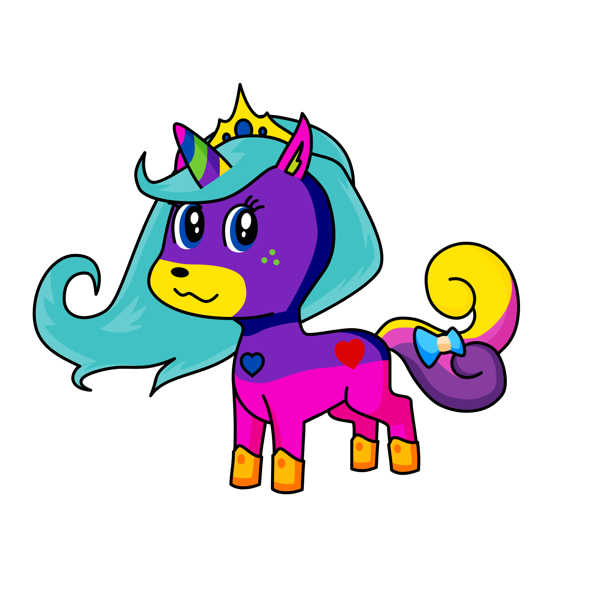 elle bubble star, the unicorn