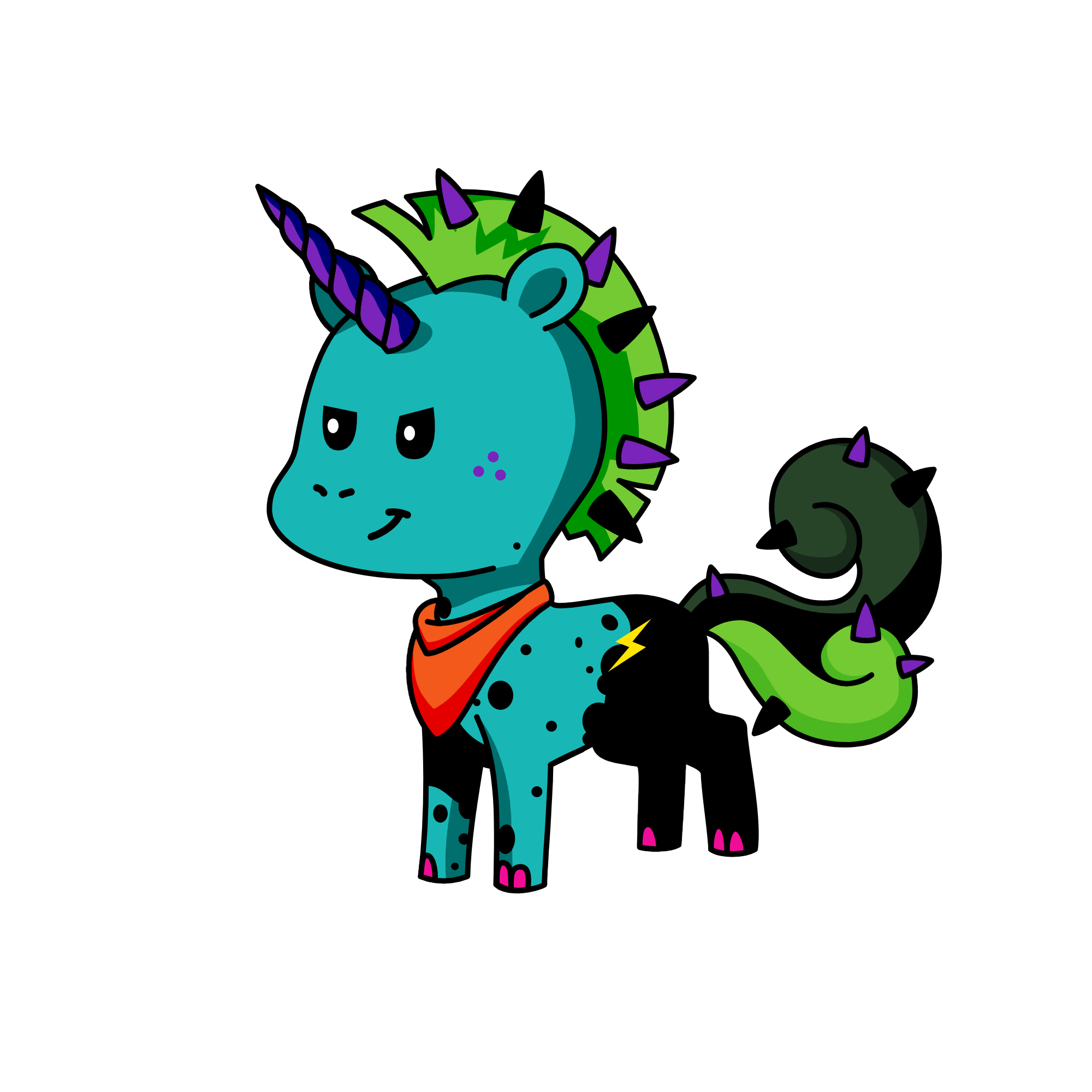 sandy, the unicorn