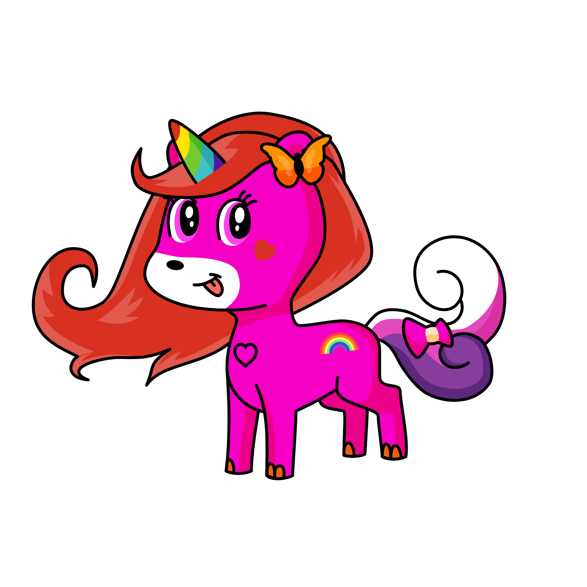 Girly, the unicorn