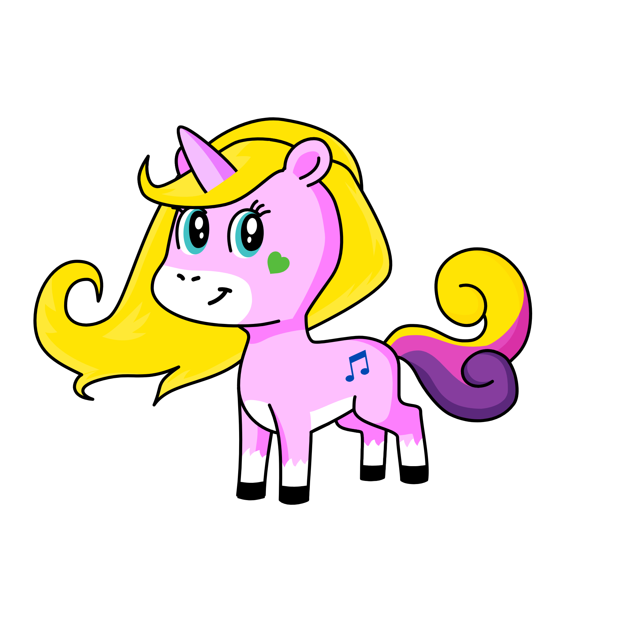 nini na na, the unicorn