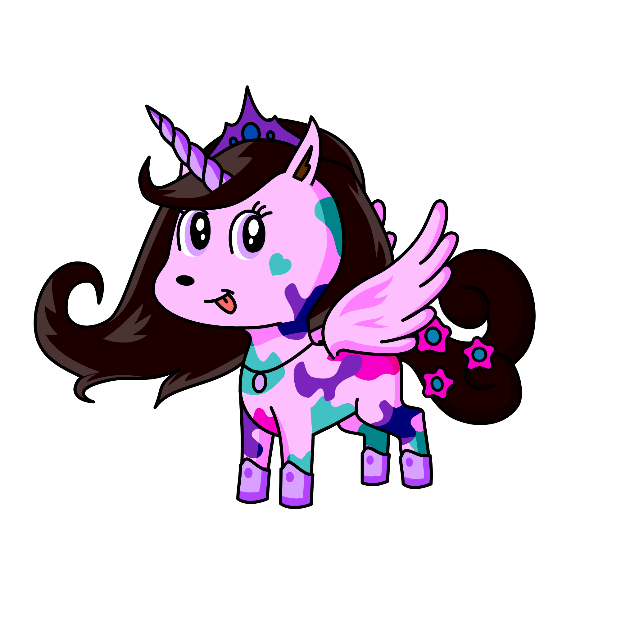 Crystal, the unicorn