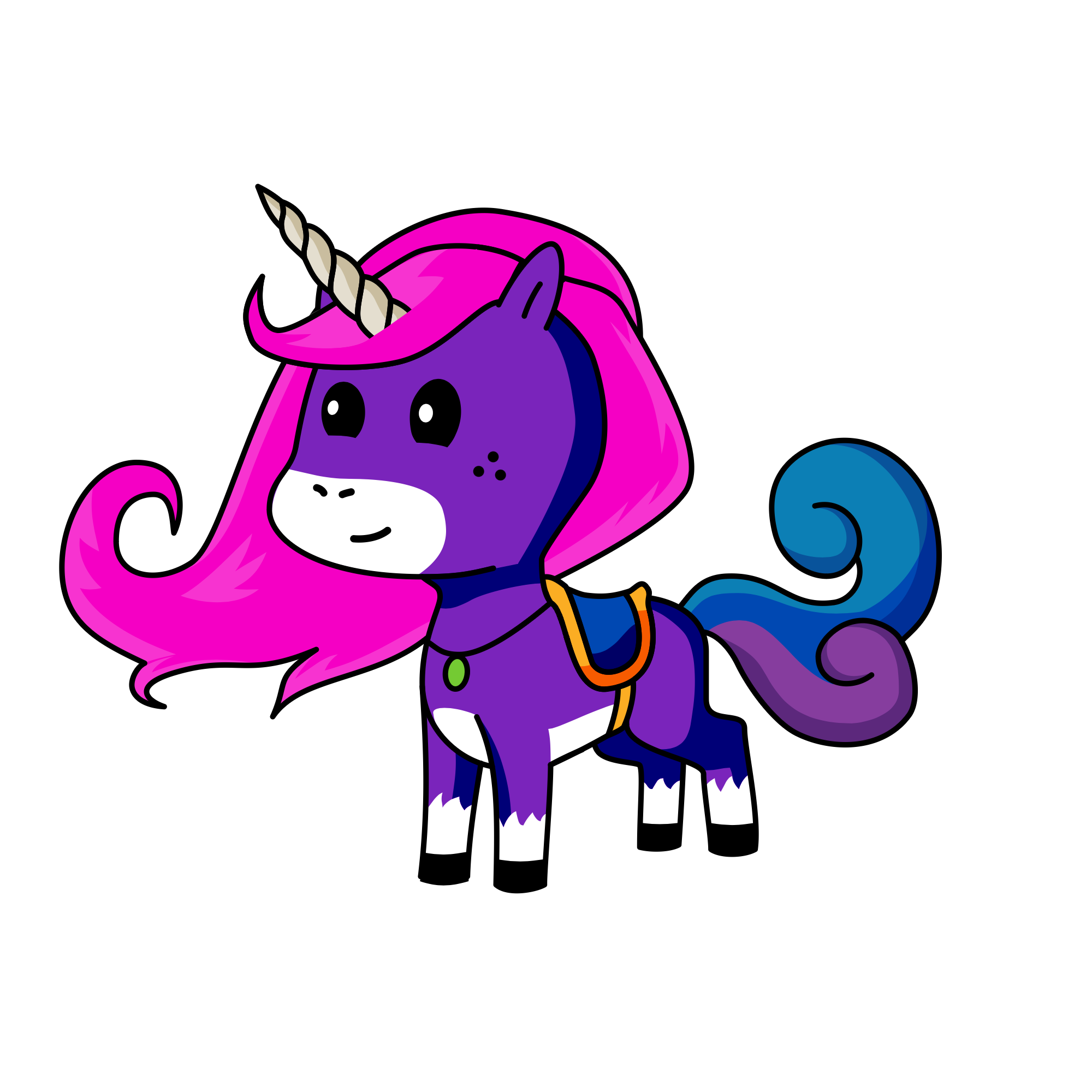 Cloudy , the unicorn