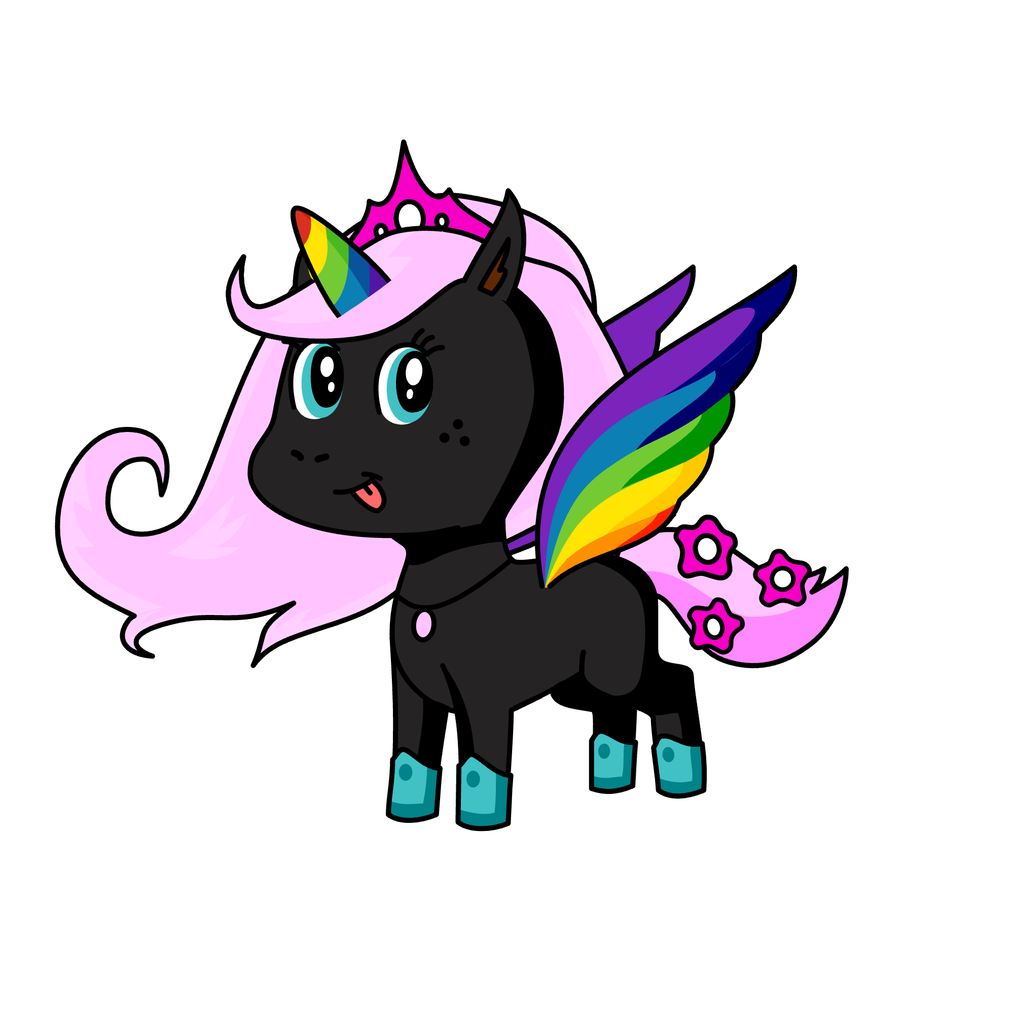 Moonlight, the unicorn