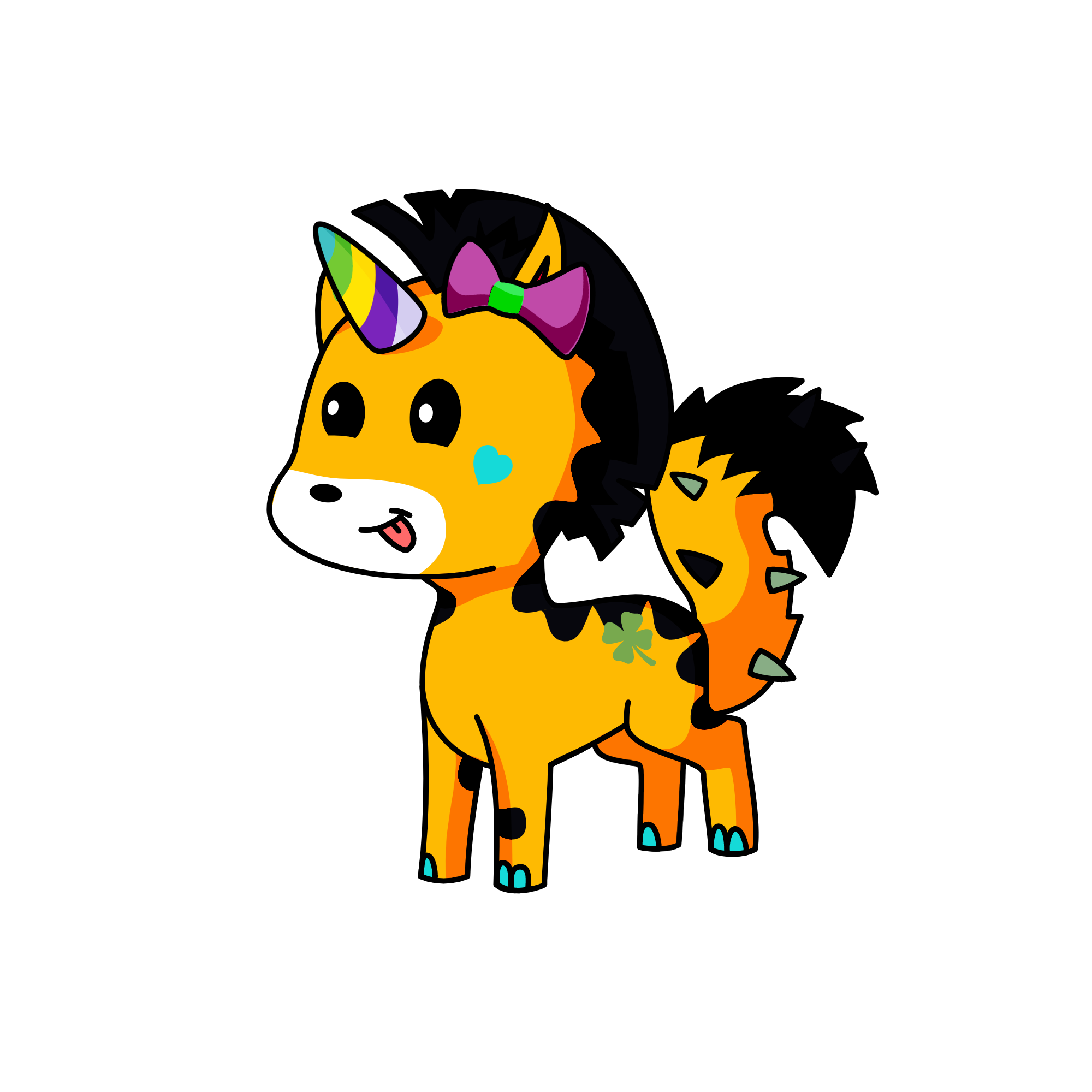 HyEnA-fOx, the unicorn