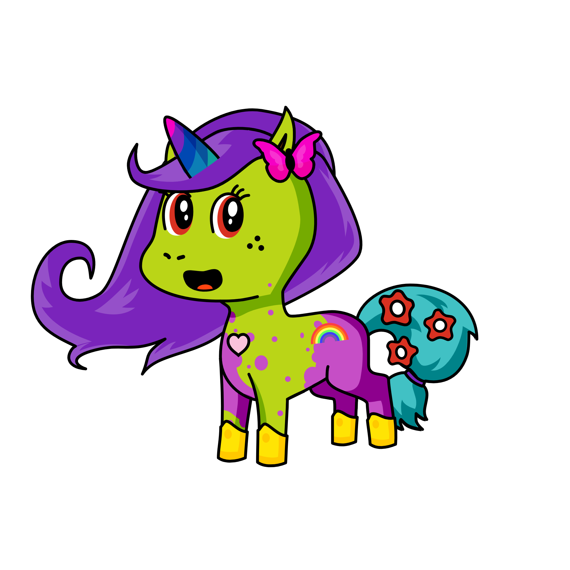stich, the unicorn
