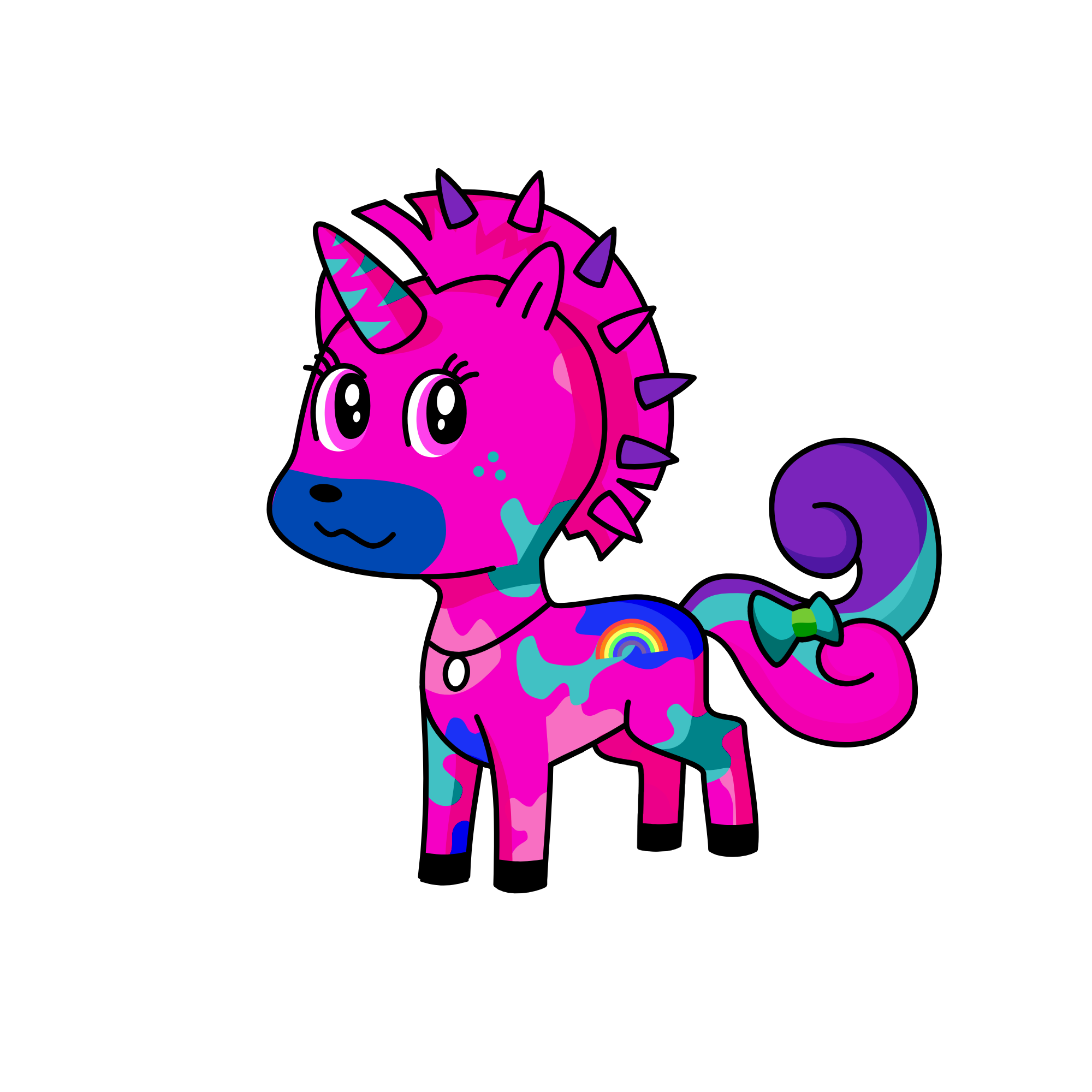 Pinkafind , the unicorn