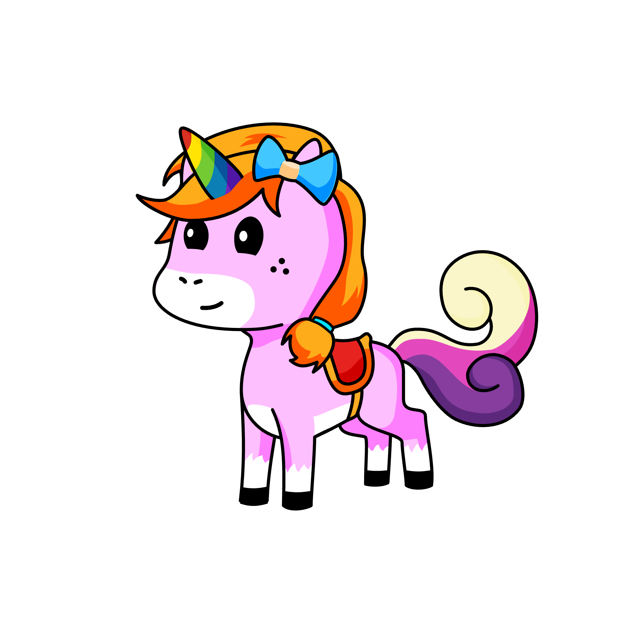 Rainbow Star, the unicorn