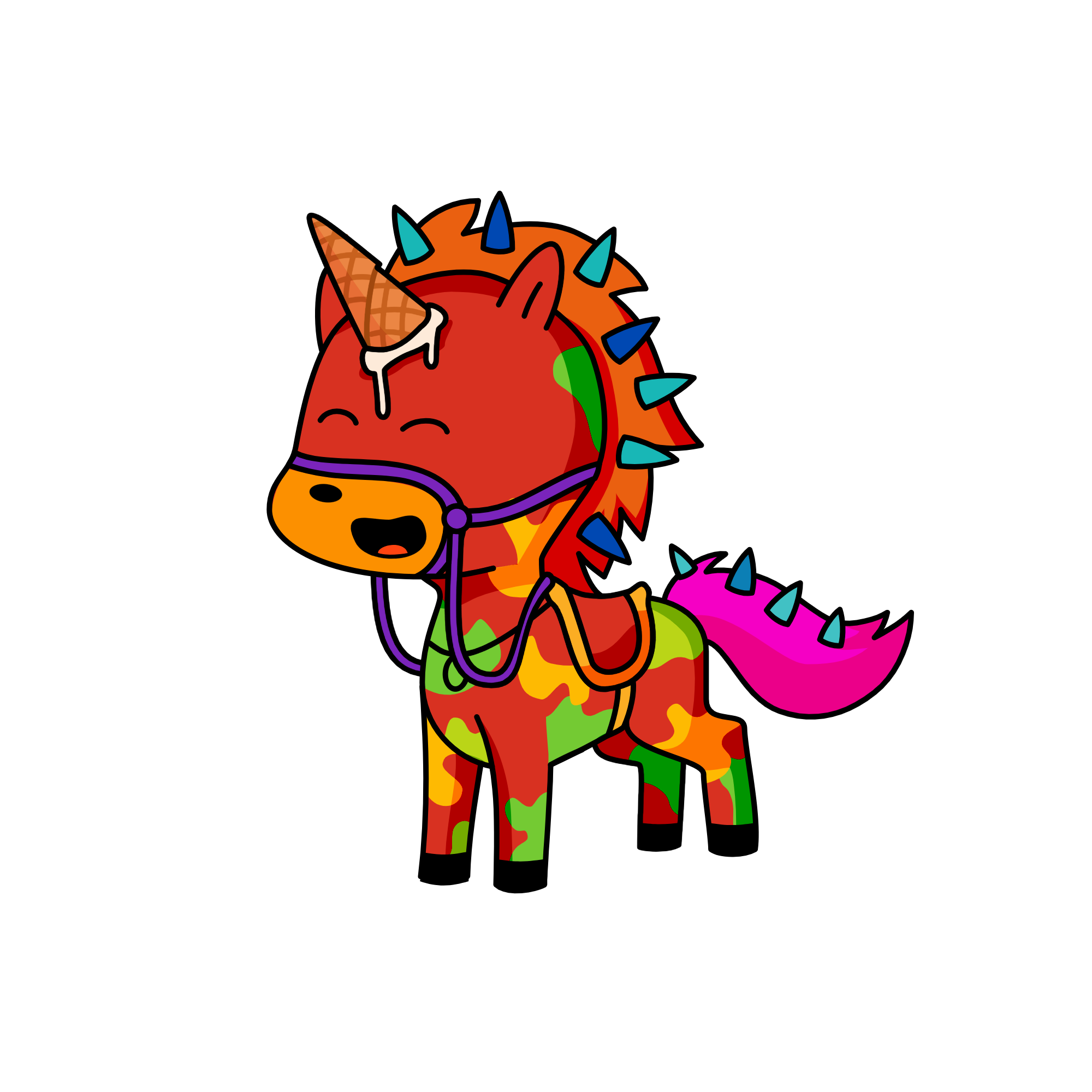 Strawberry, the unicorn