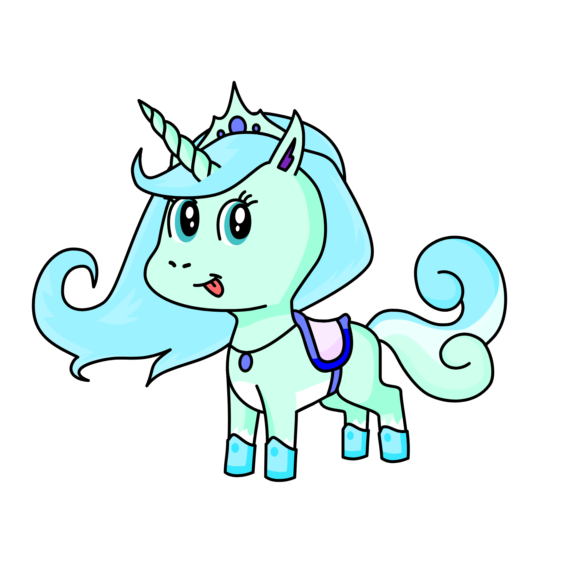 snowfall, the unicorn