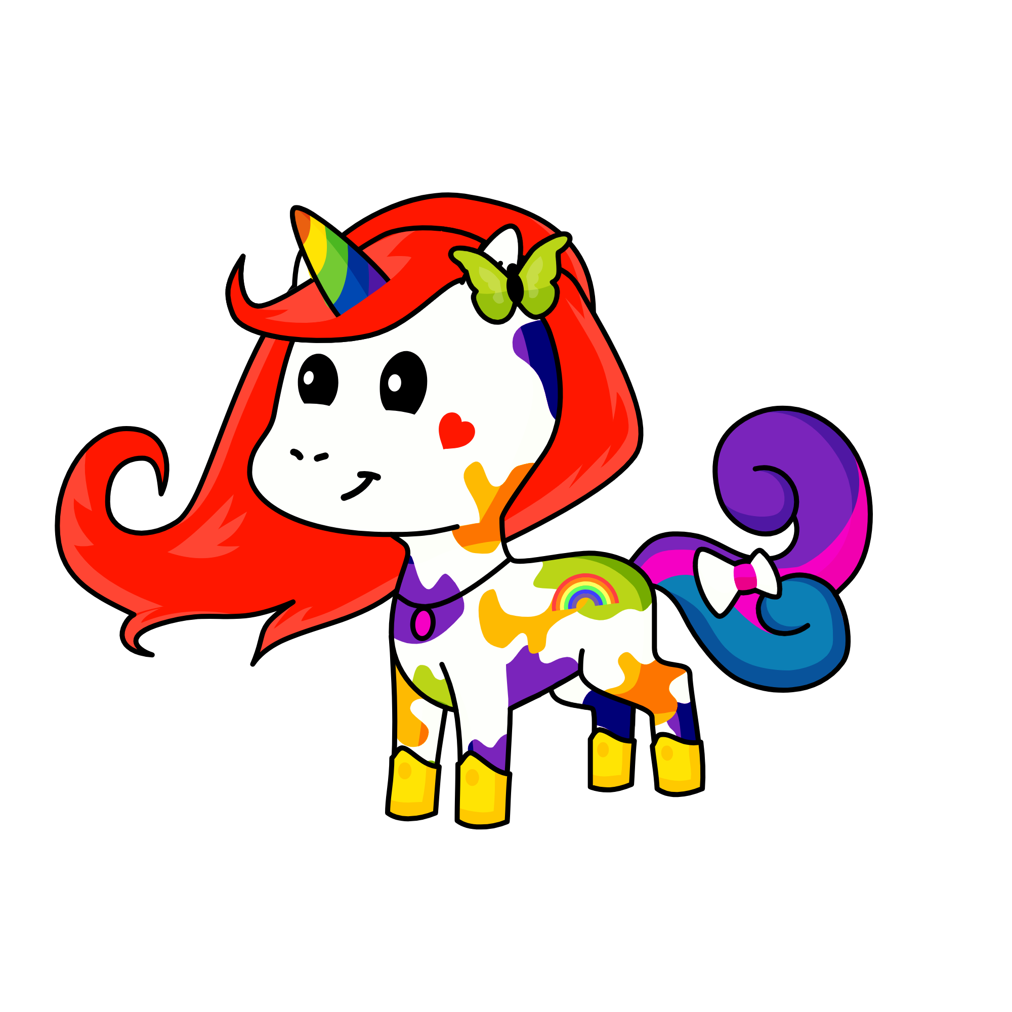 Rainbow🌈, the unicorn
