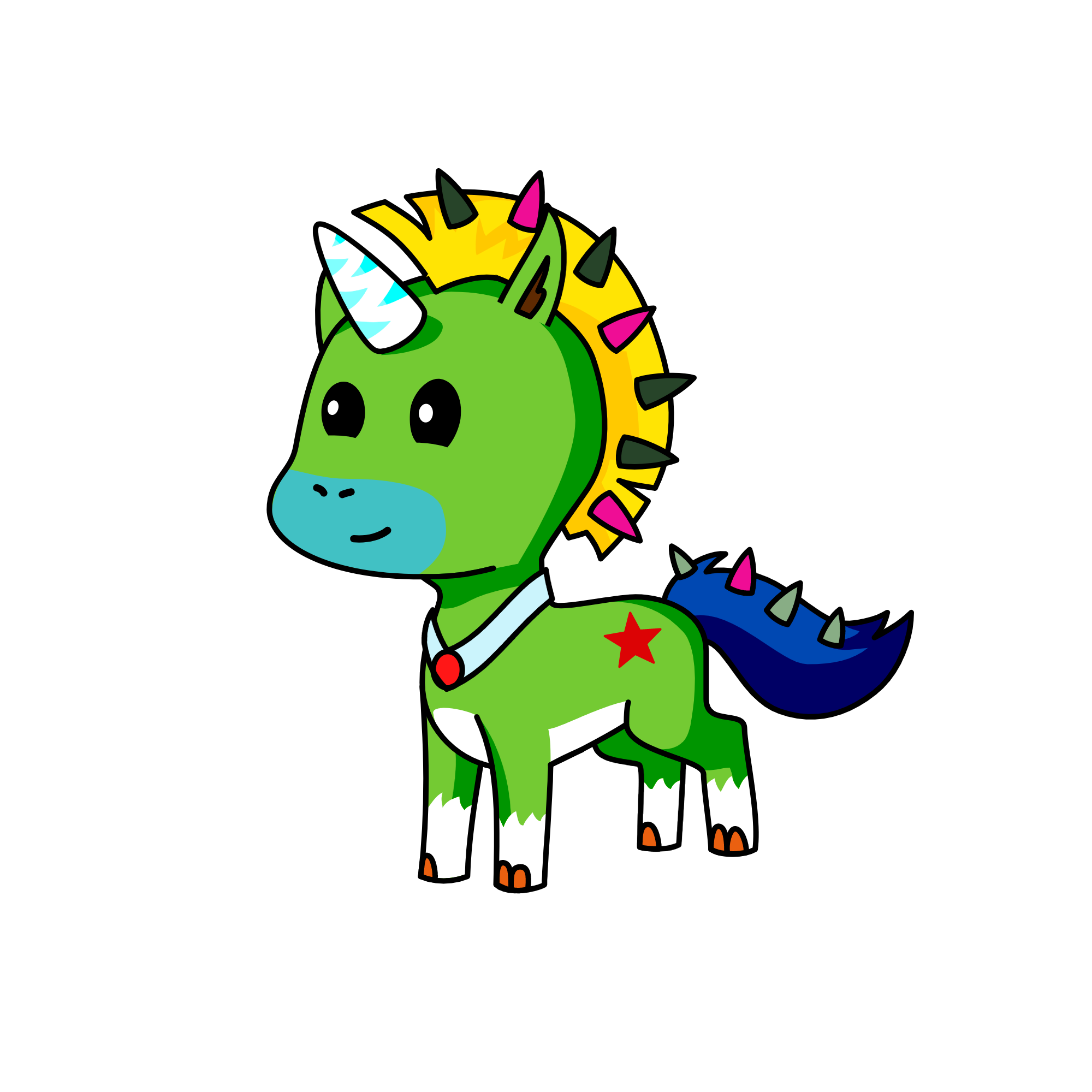 \[;p[], the unicorn