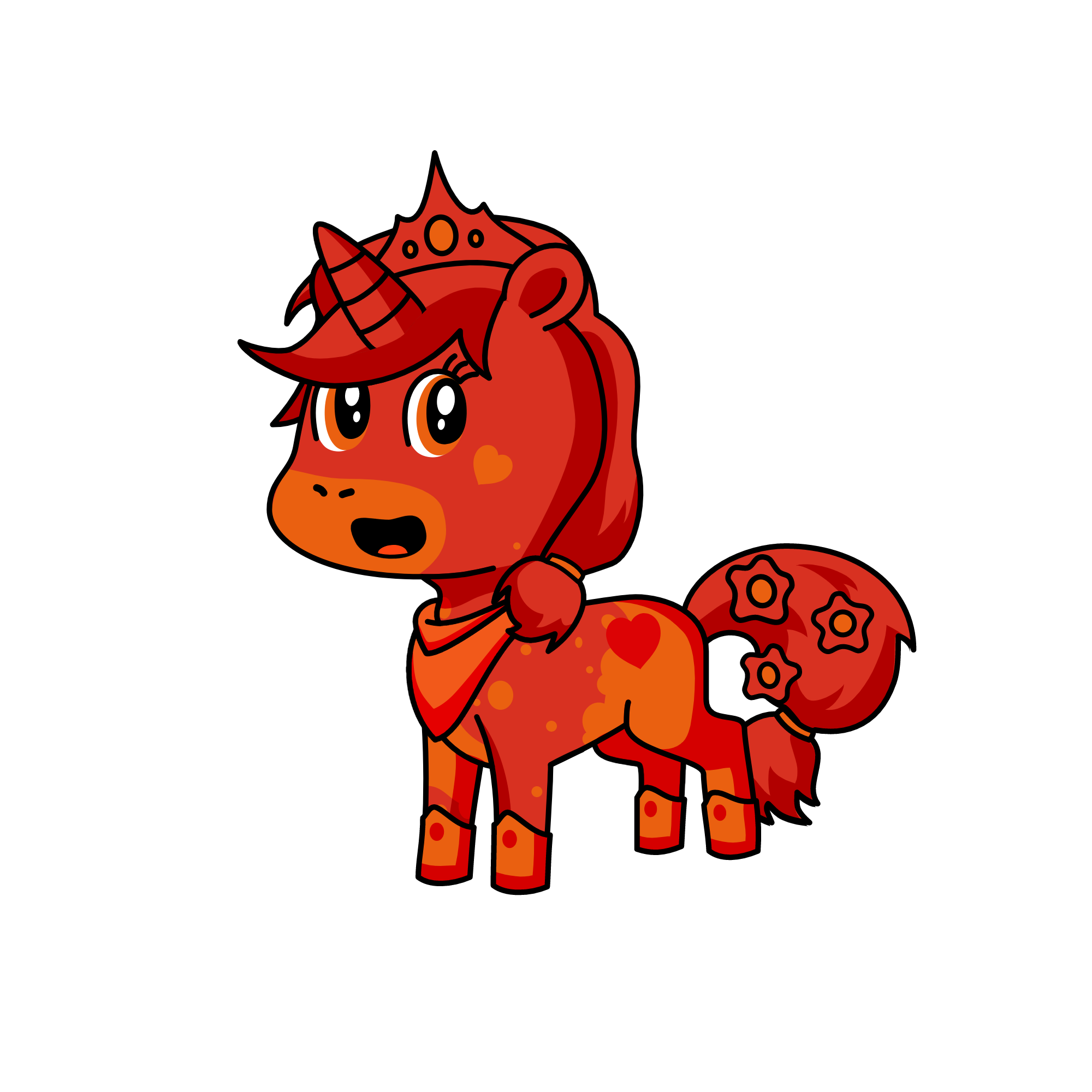 Dry Red, the unicorn
