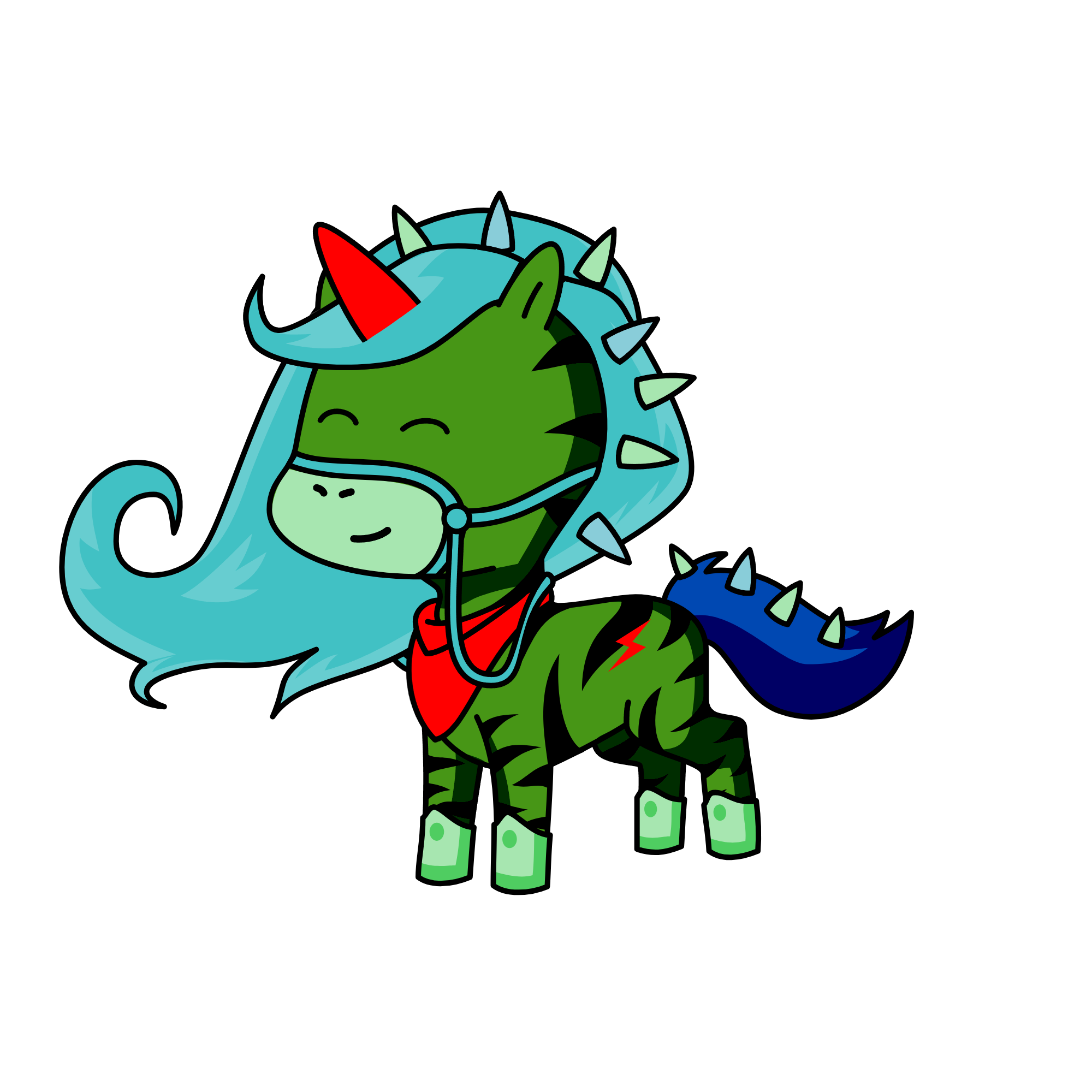Night Fury, the unicorn