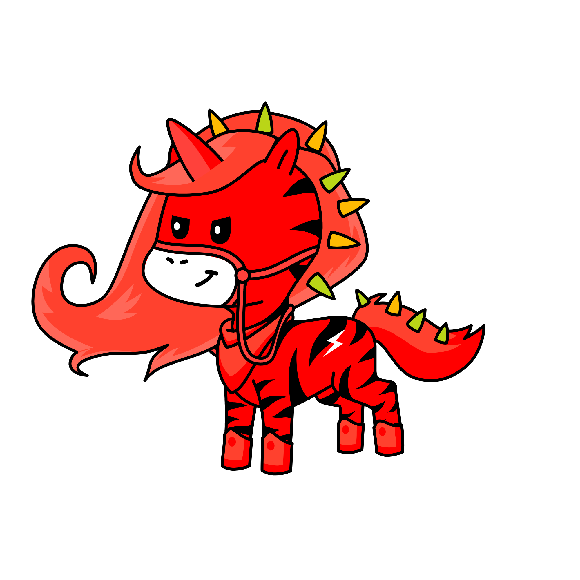 Blood Tiger, the unicorn