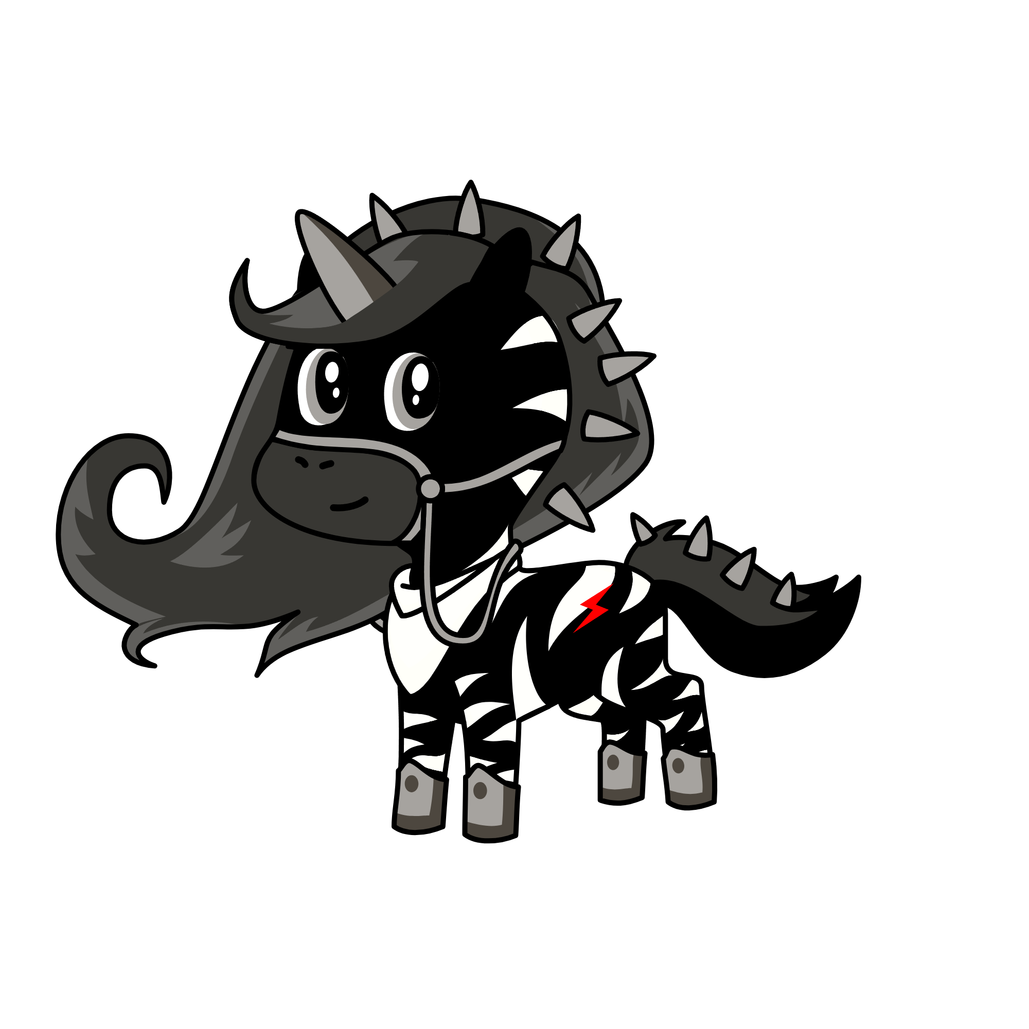 Black Knight, the unicorn