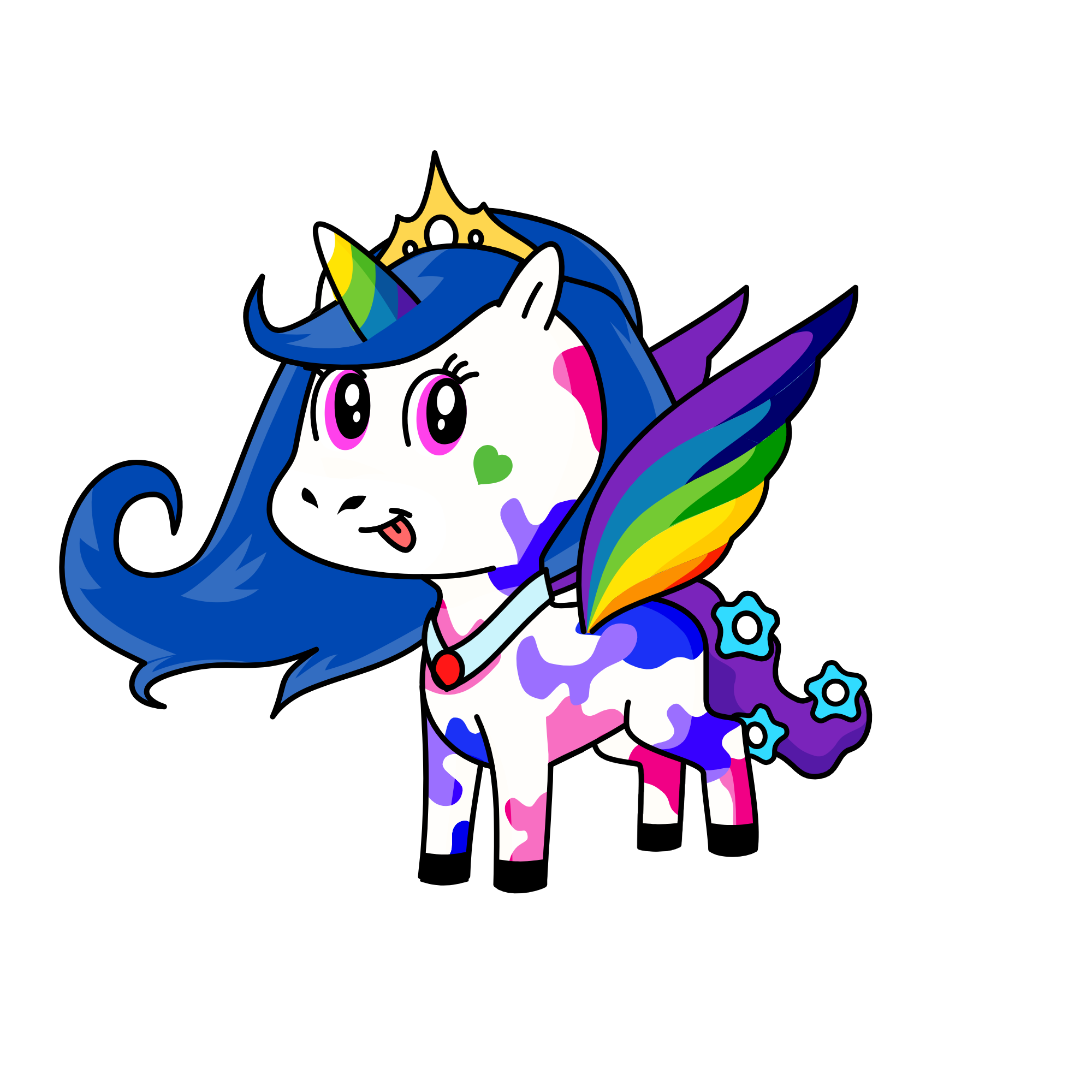 cupcake, the unicorn