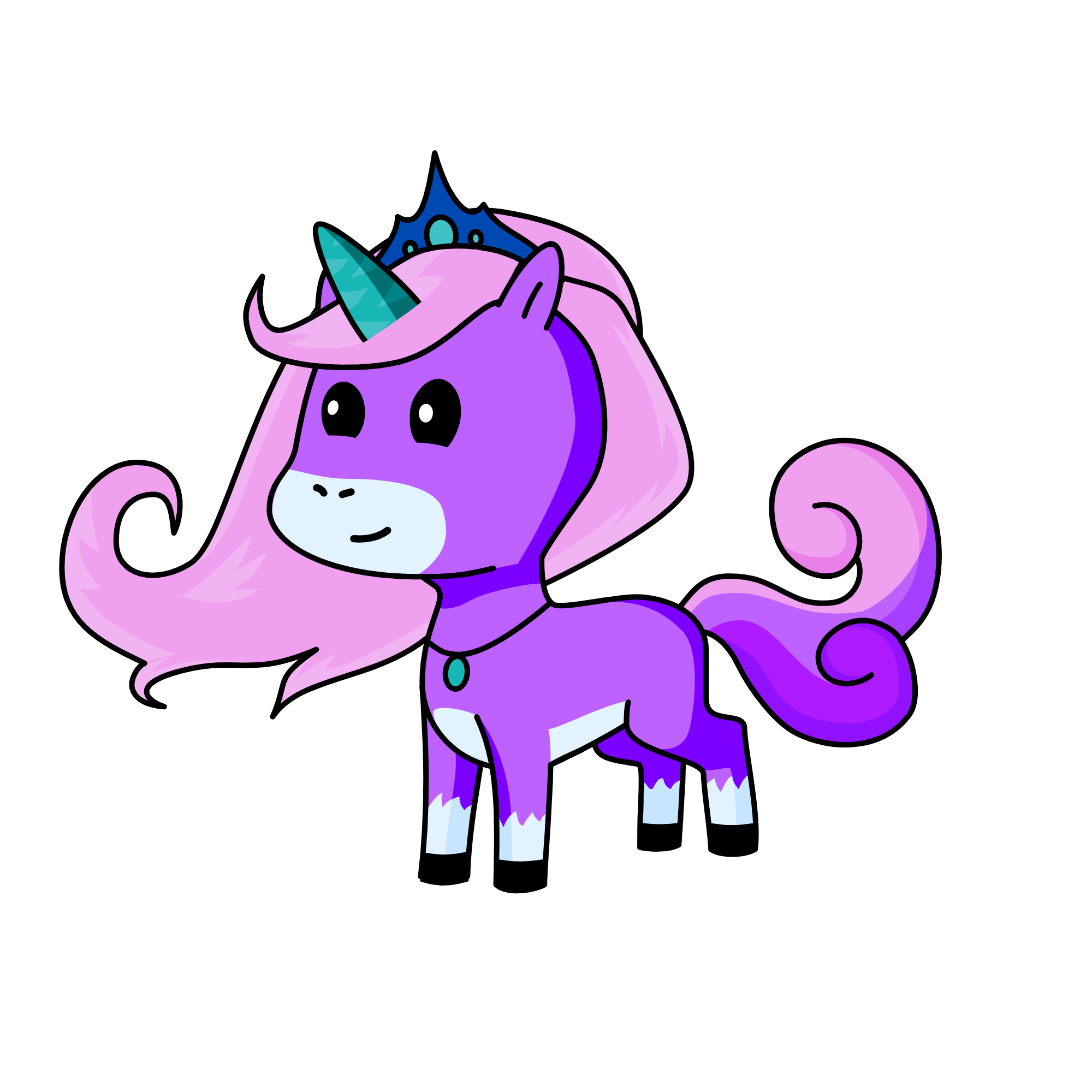 snow princess, the unicorn