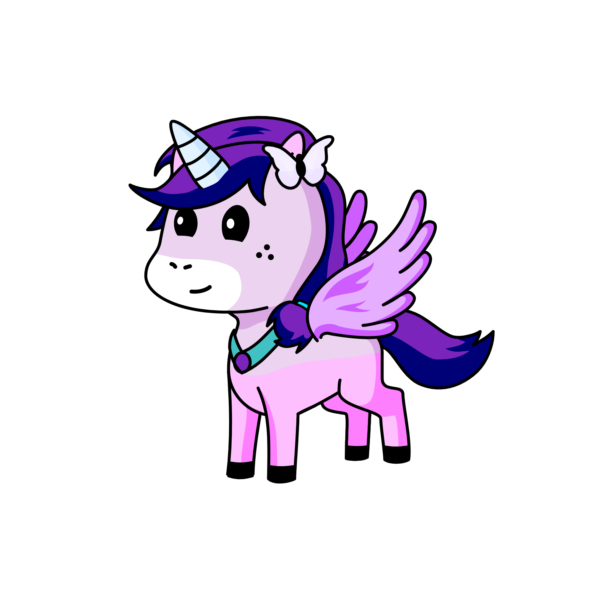 flutter, the unicorn