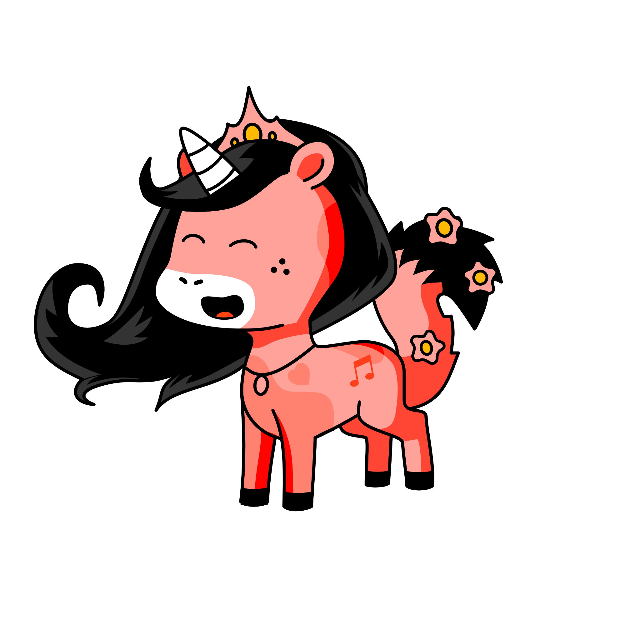 Pinkiepie, the unicorn