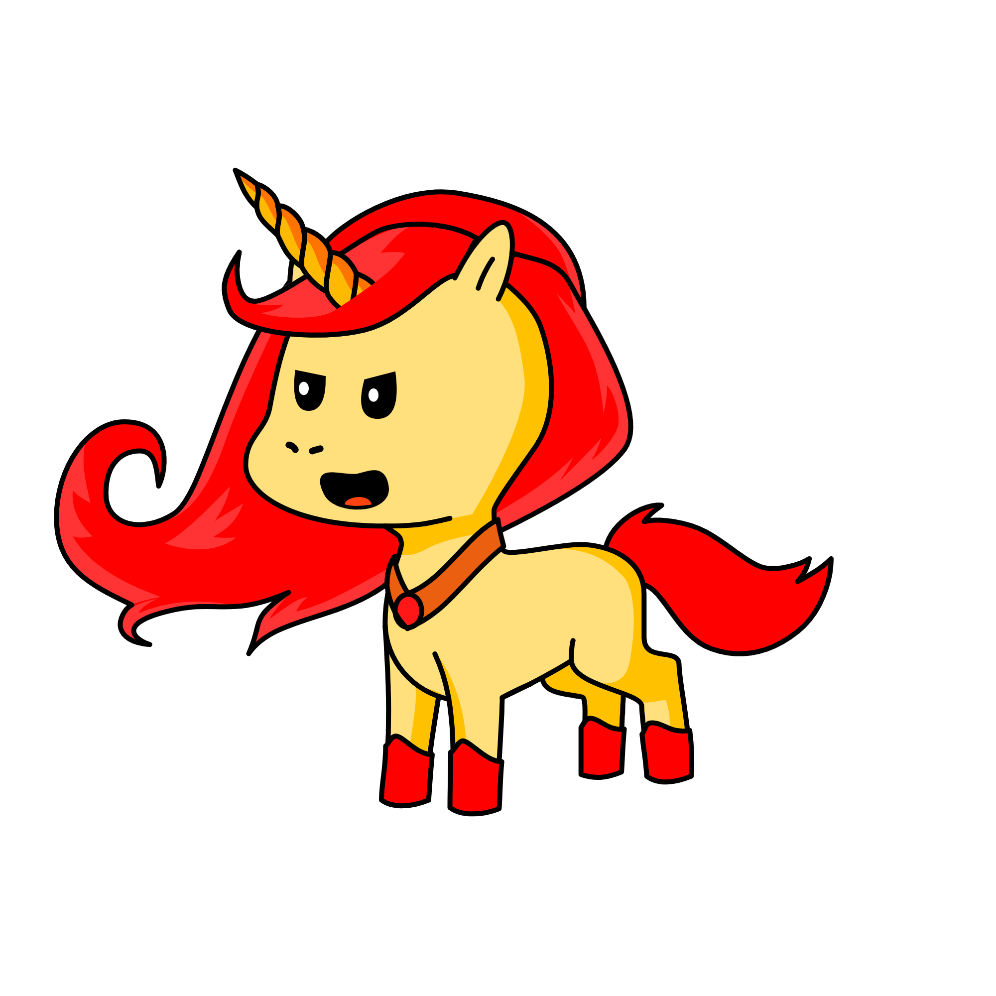 sunset shimmer, the unicorn