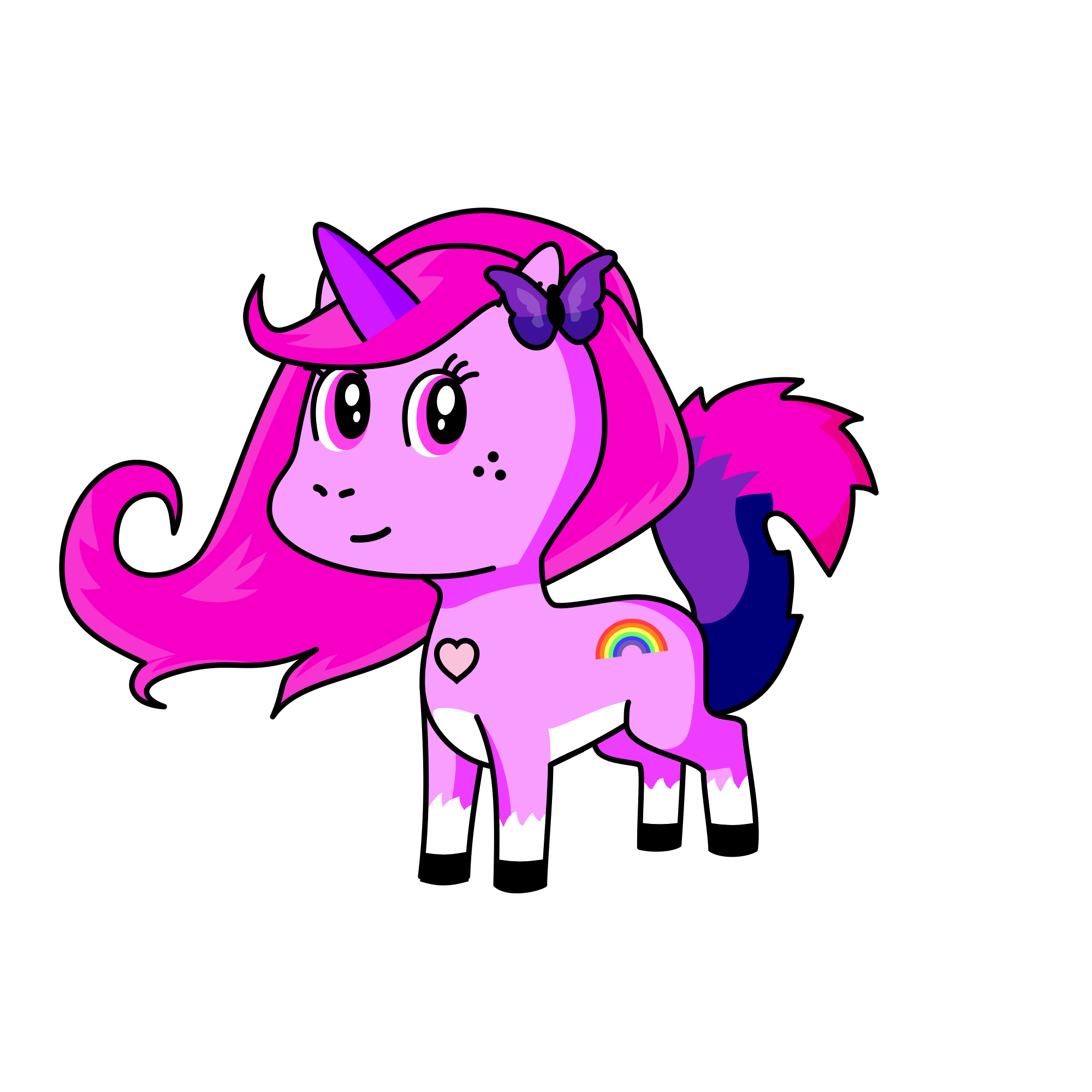 pinke pei, the unicorn