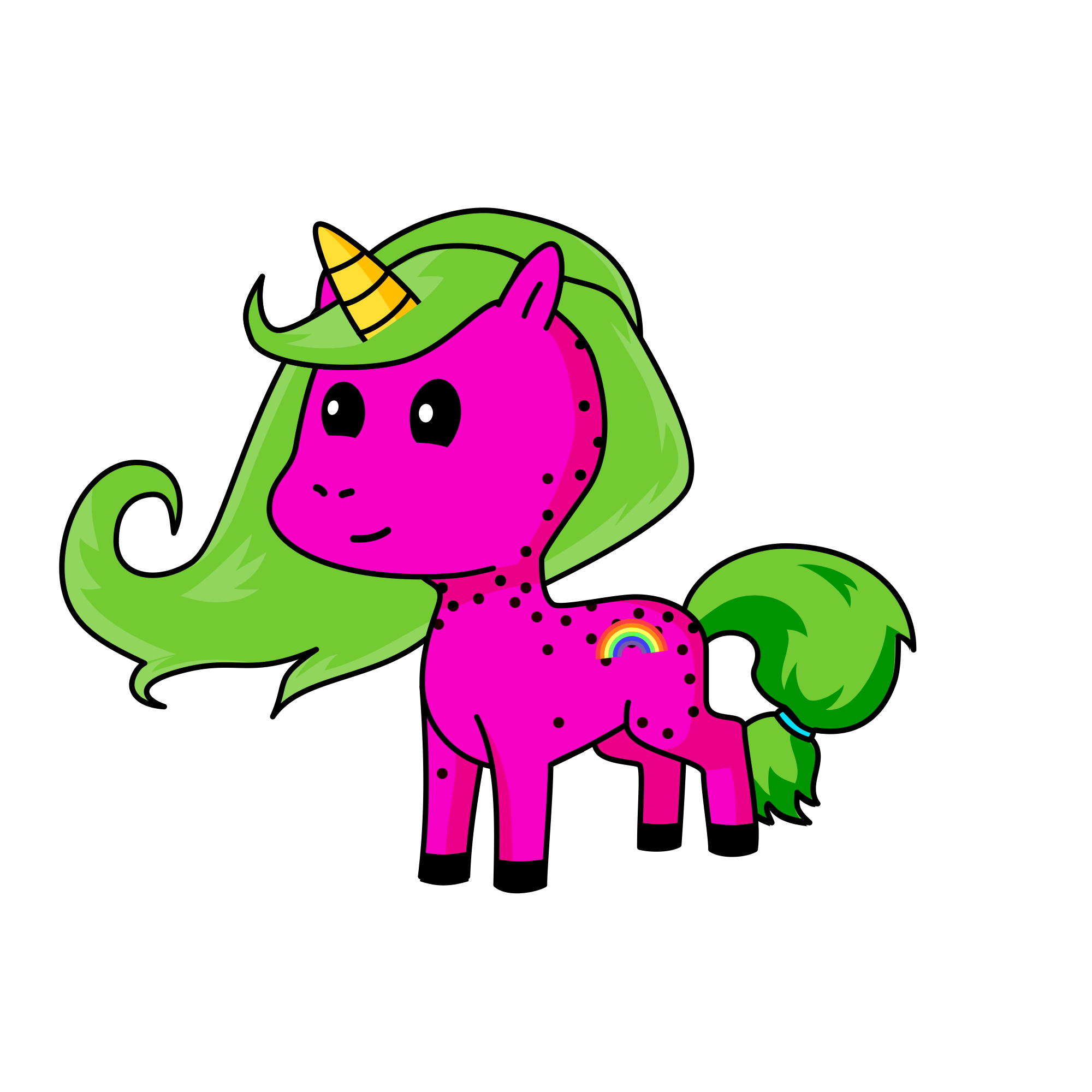 melonikorn, the unicorn