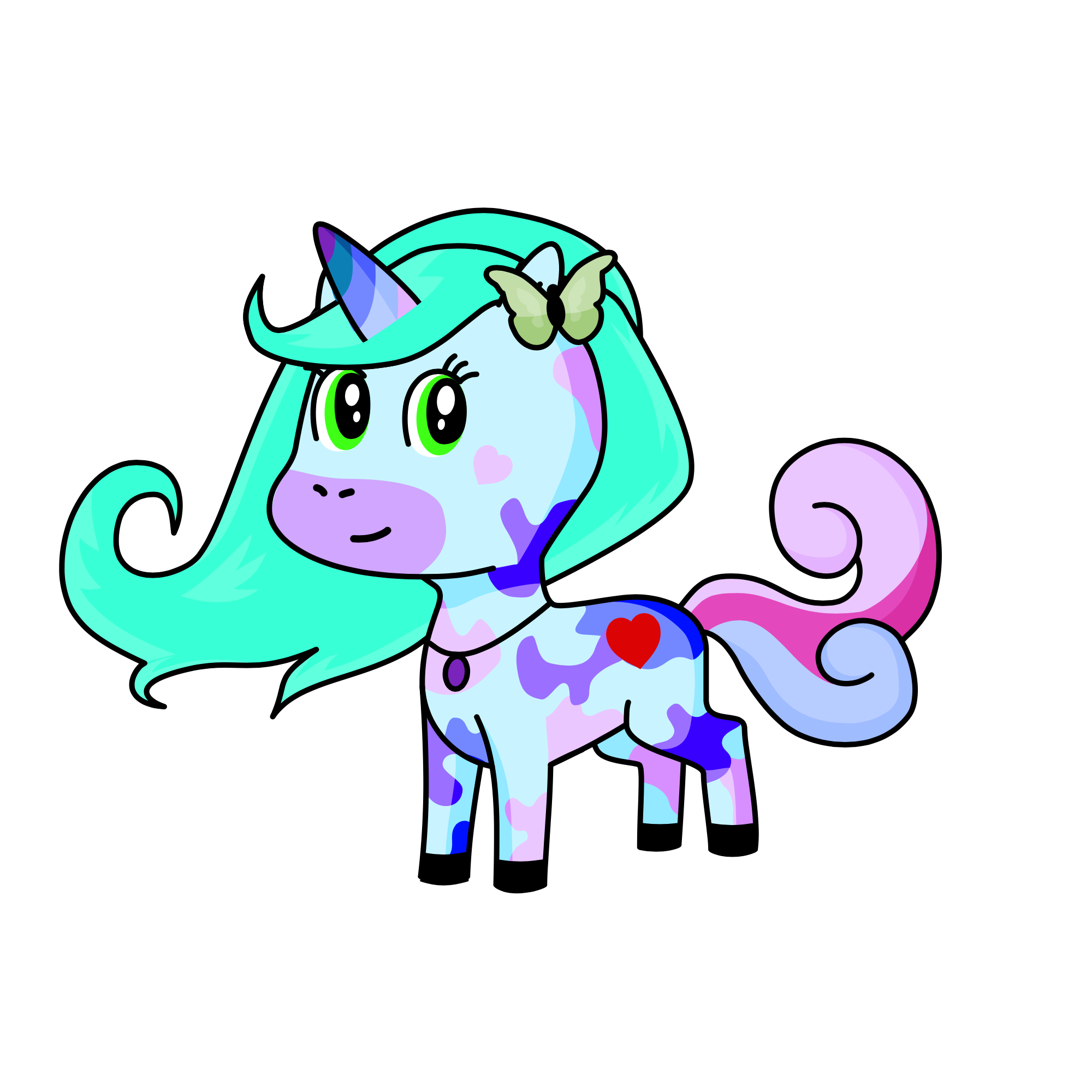 Bingo, the unicorn