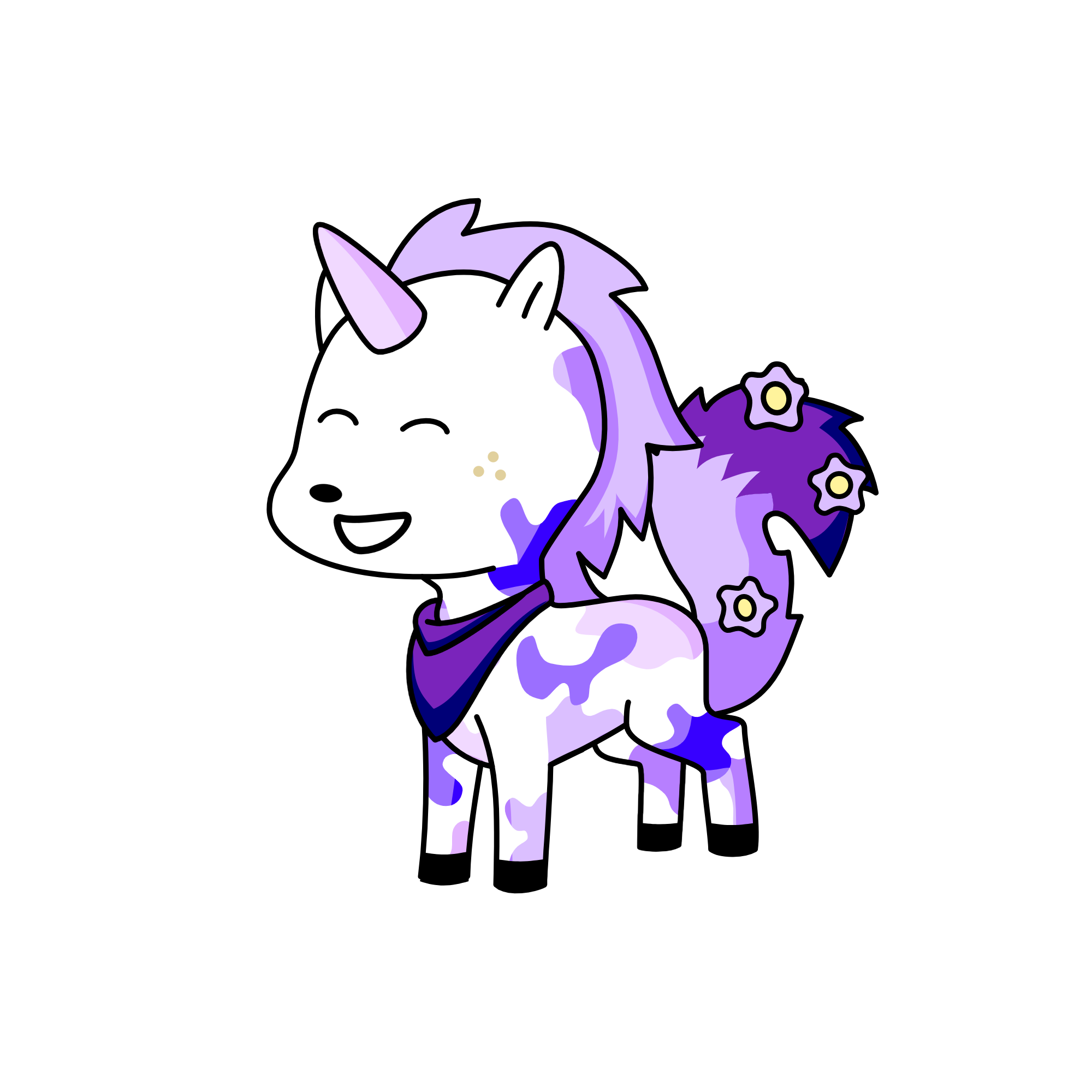 Lavender, the unicorn