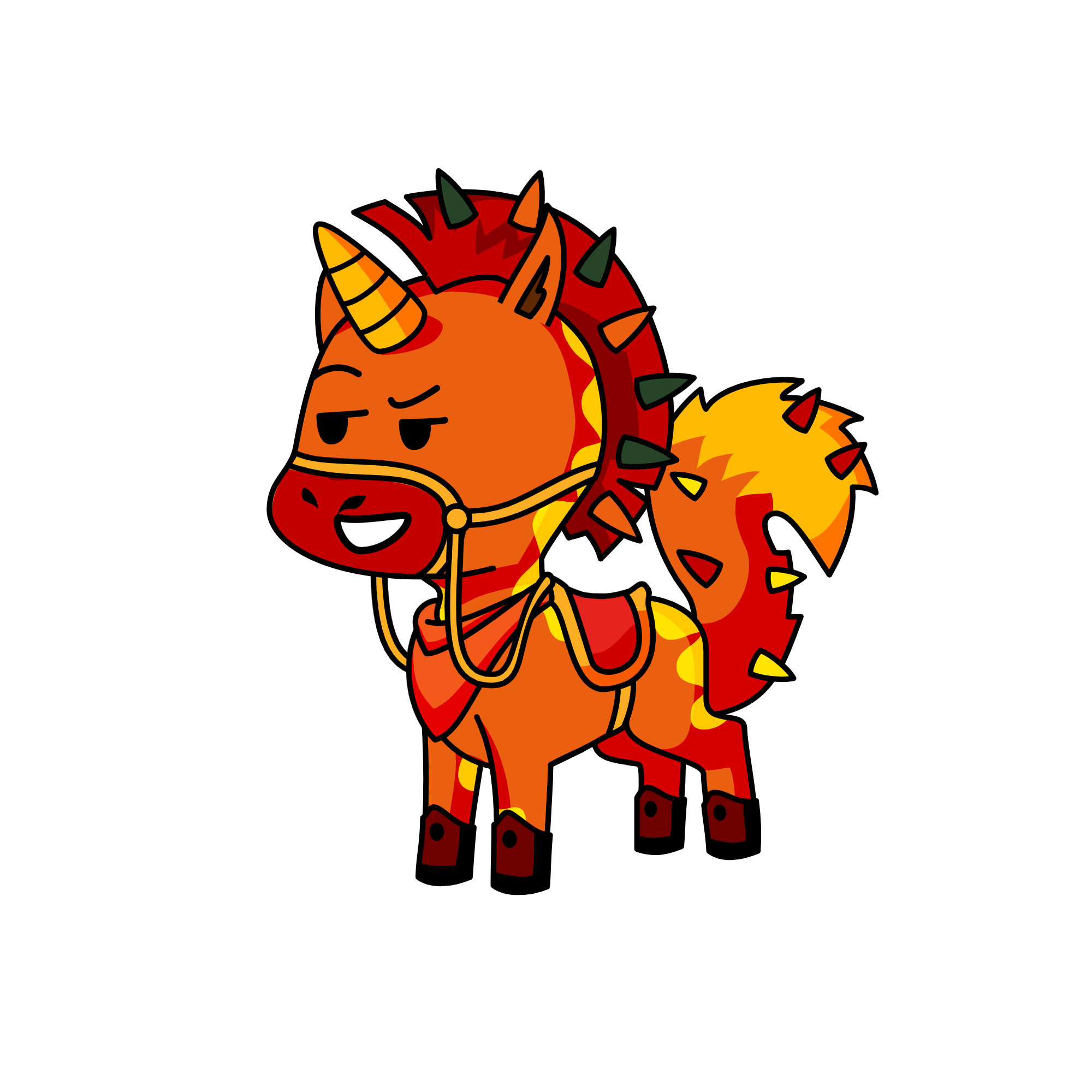jack the fire unicorn, the unicorn
