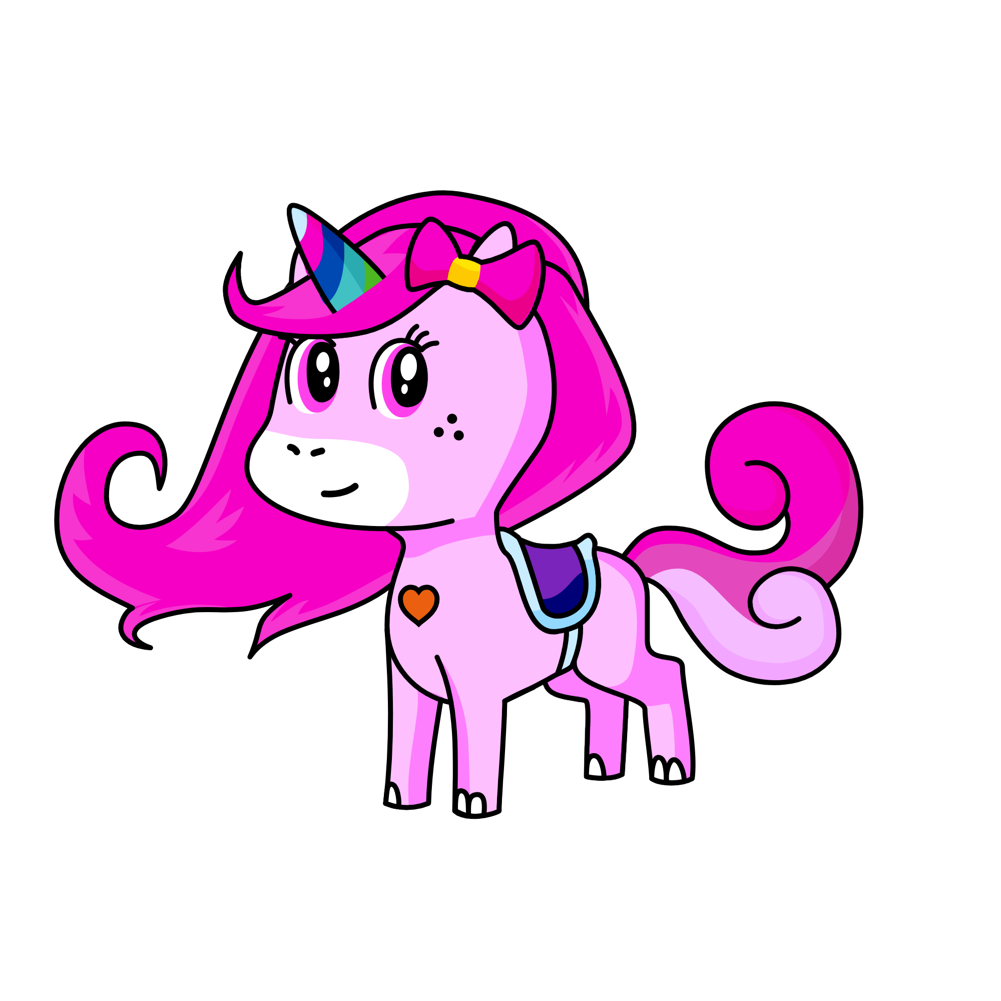 pinky sparkels, the unicorn
