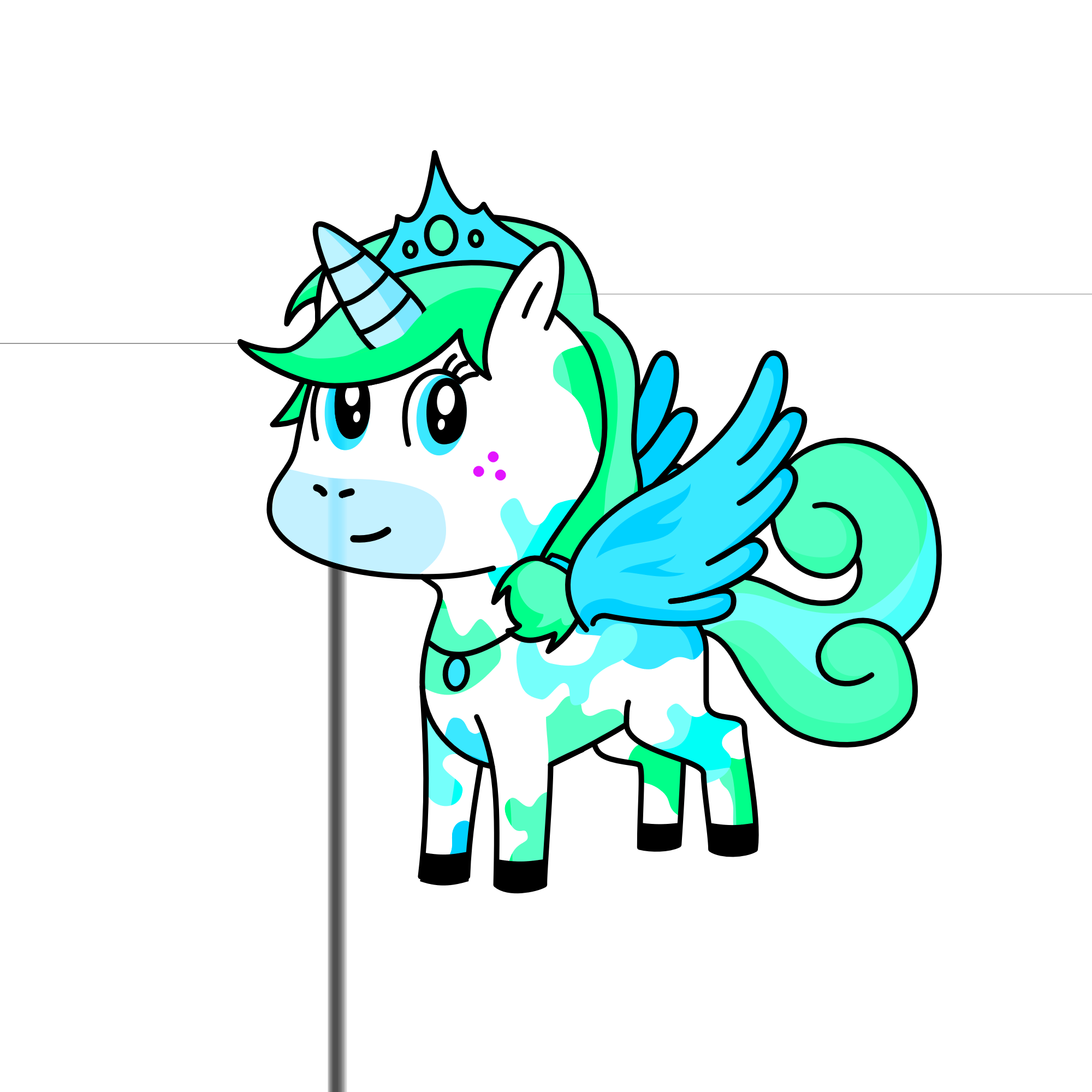 Tiara, the unicorn
