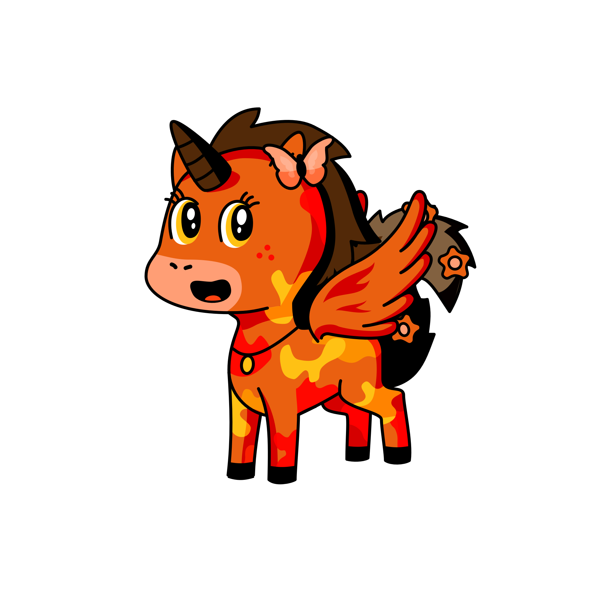 Foxia, the unicorn