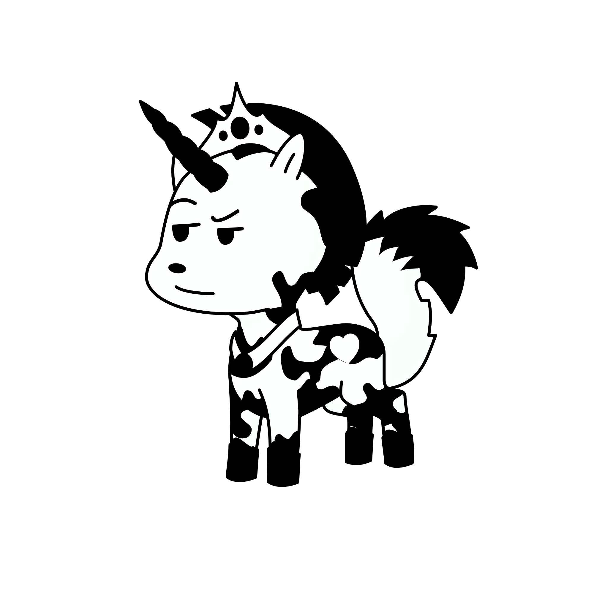 Bacty, the unicorn