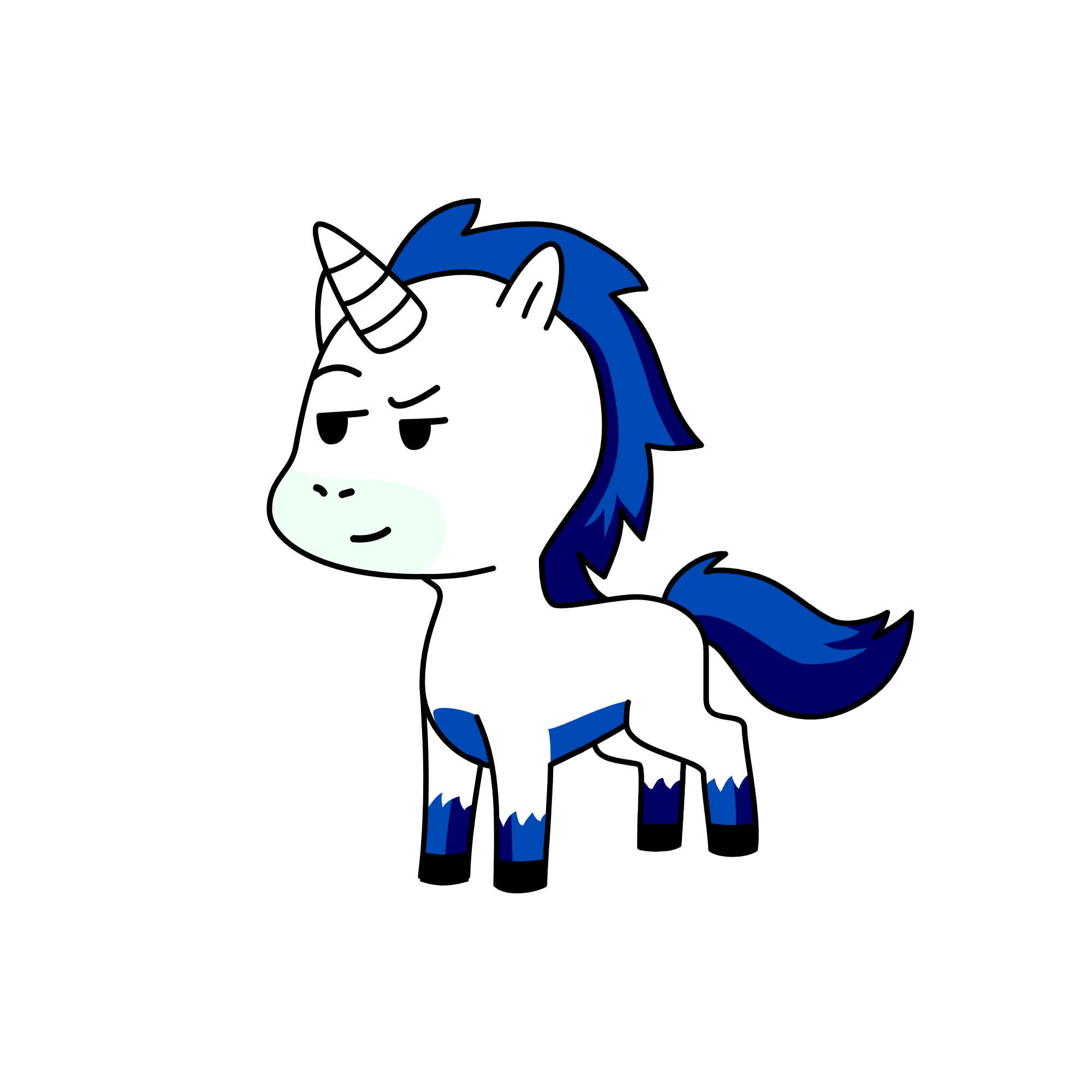 Cuh, the unicorn