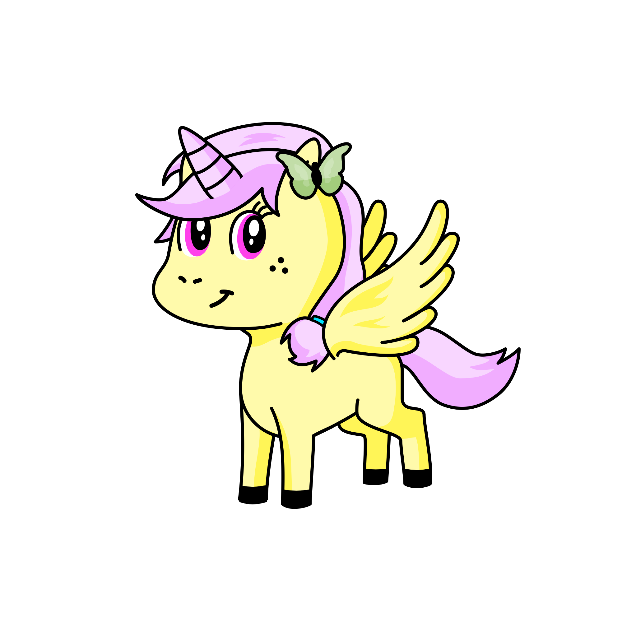 flaterschei, the unicorn