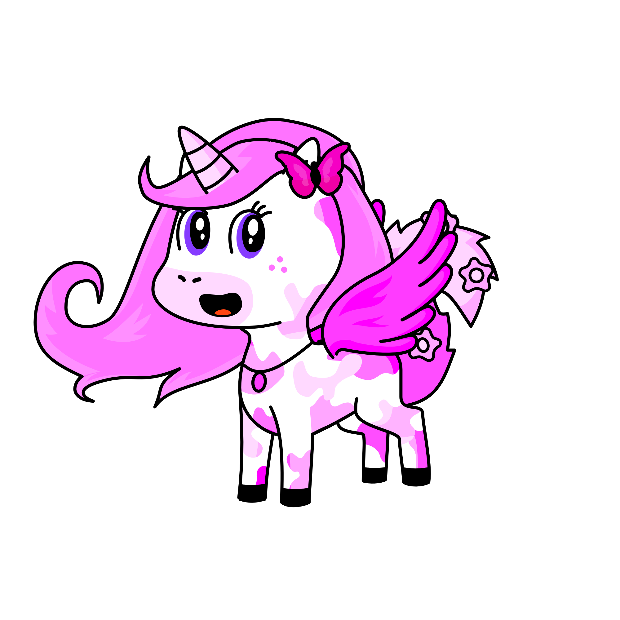 Rosali, the unicorn
