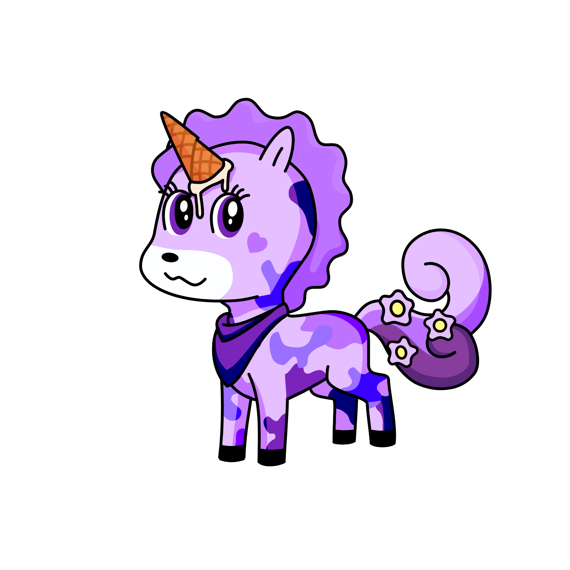 LAVENDER, the unicorn