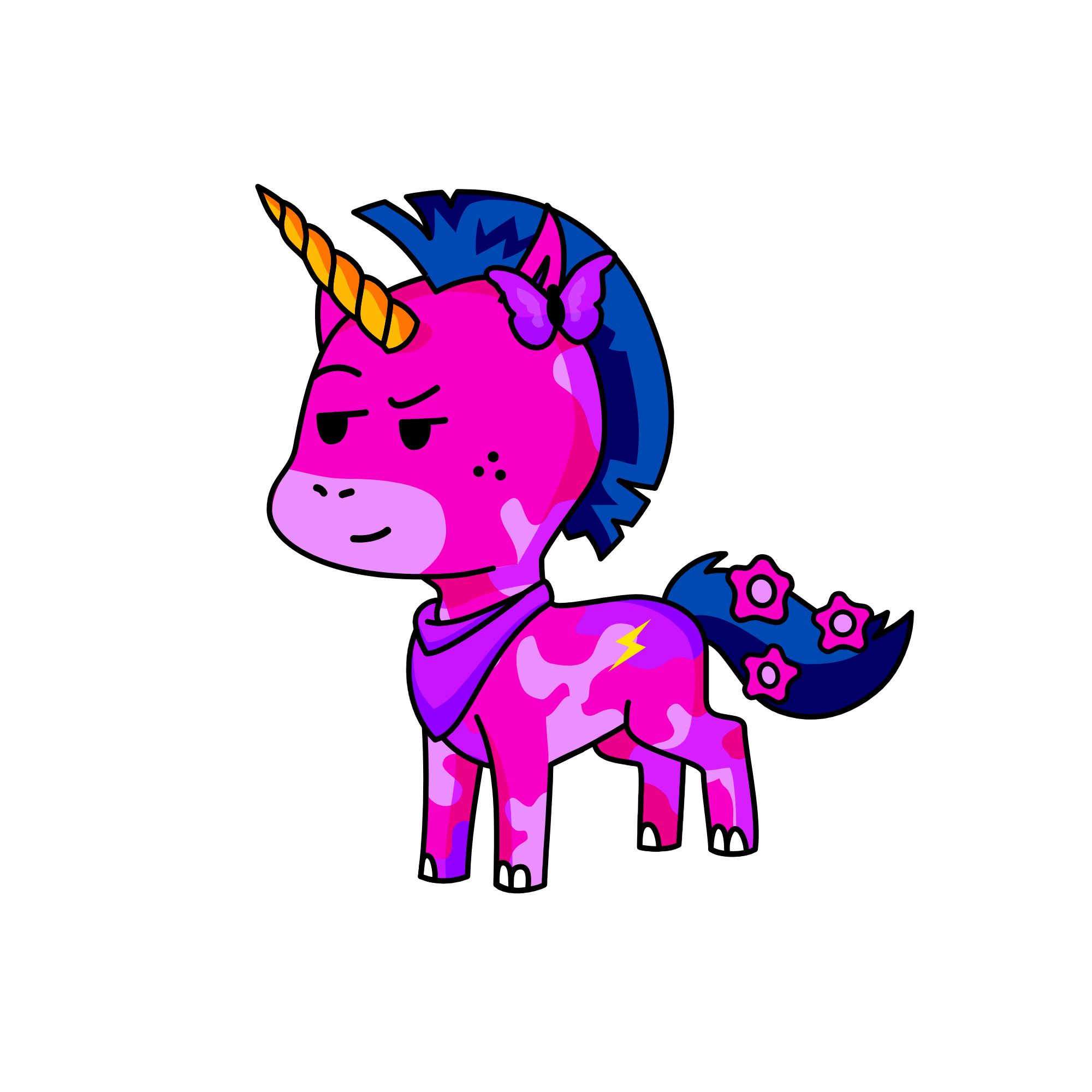 Fatty, the unicorn