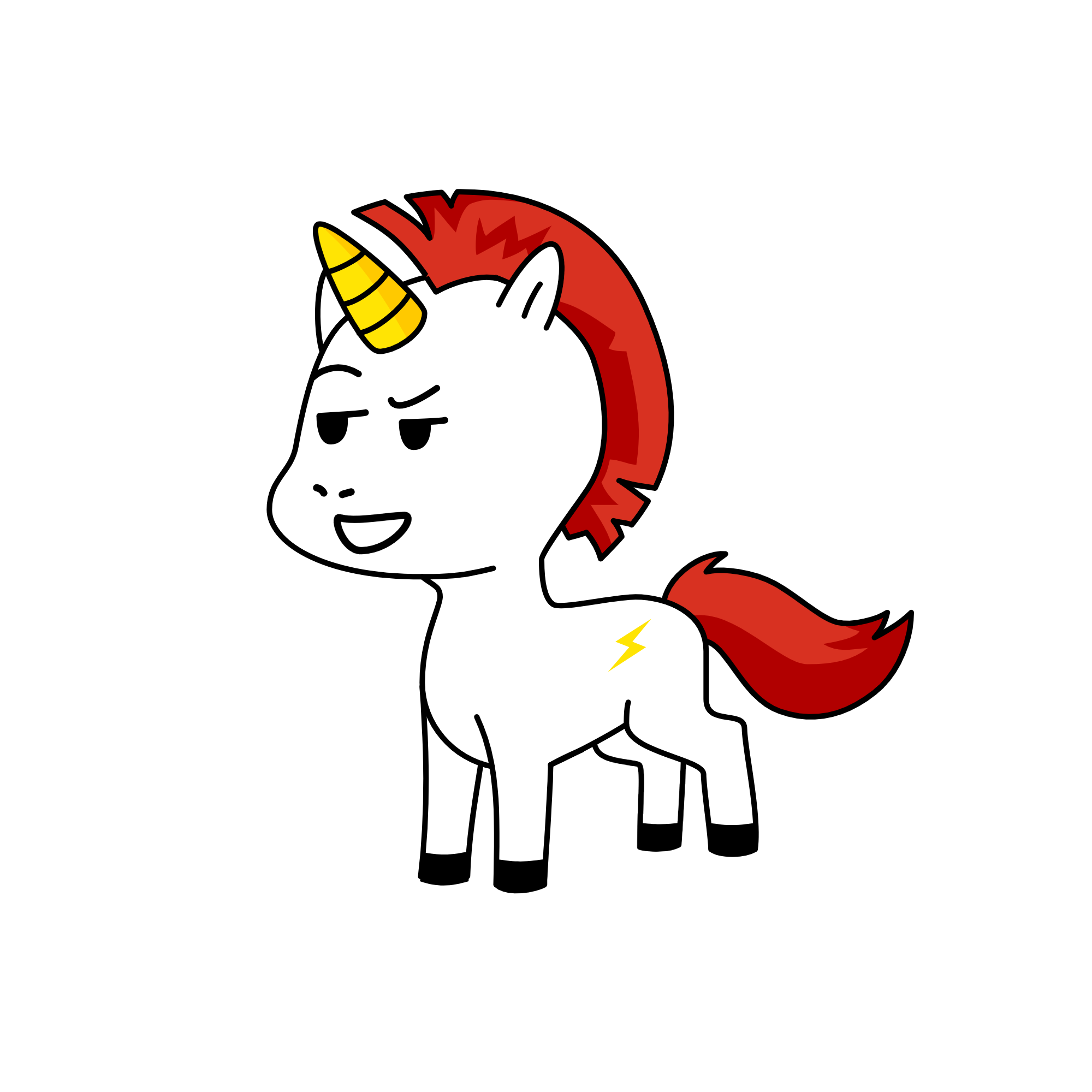 chicken corn, the unicorn