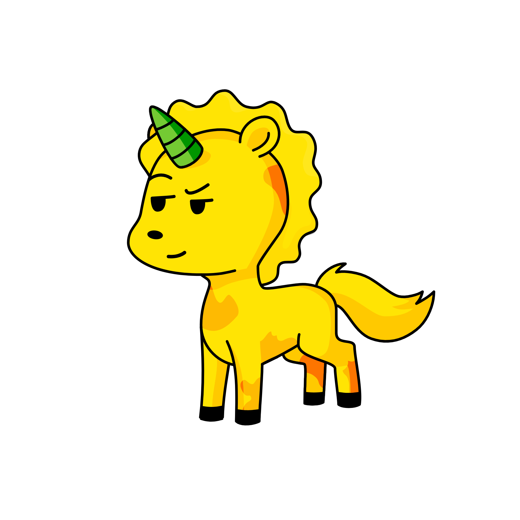 lemon-corn, the unicorn
