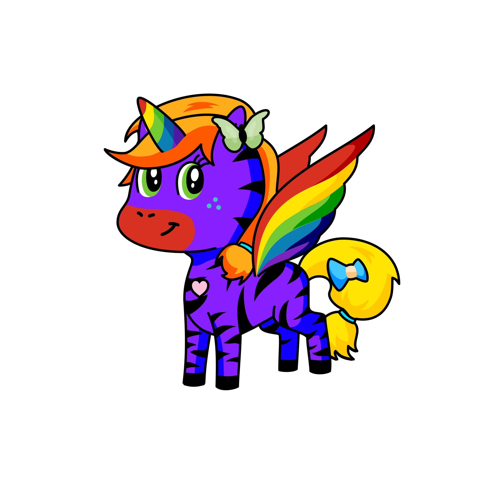 regenbogen, the unicorn