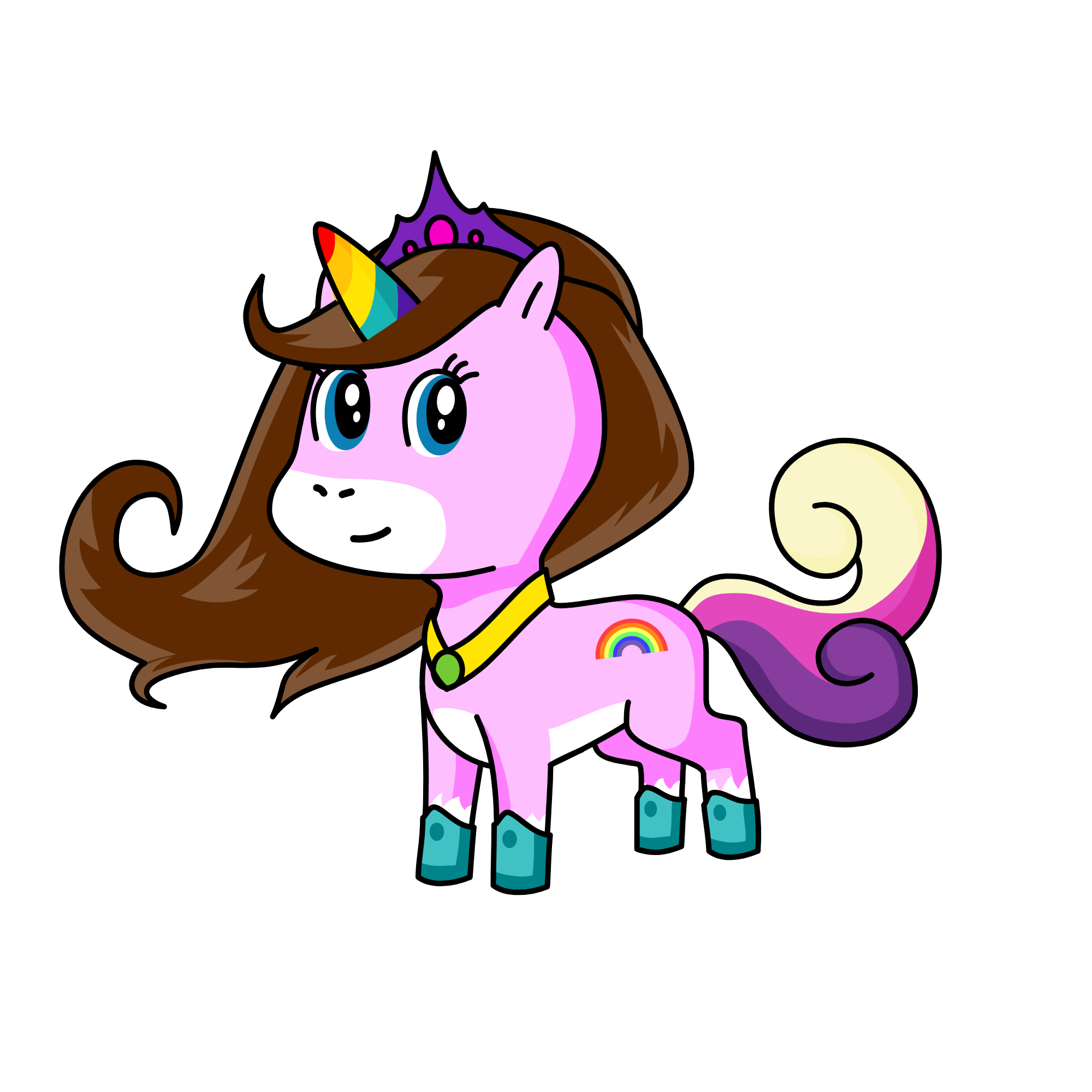 Blueberry, the unicorn
