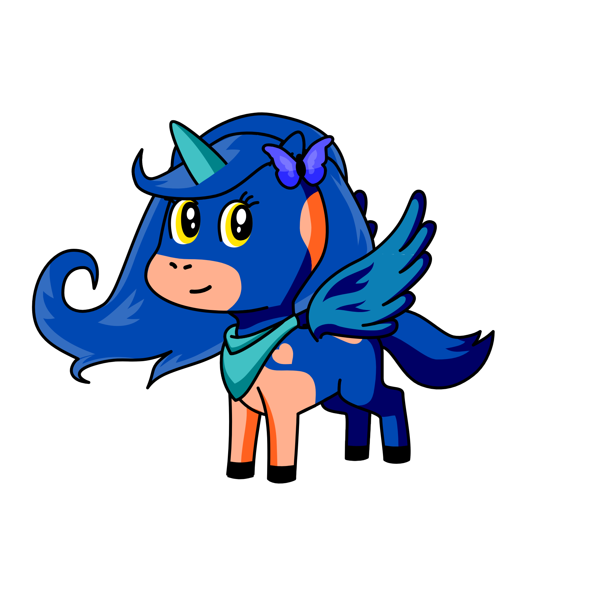 Luna, the unicorn
