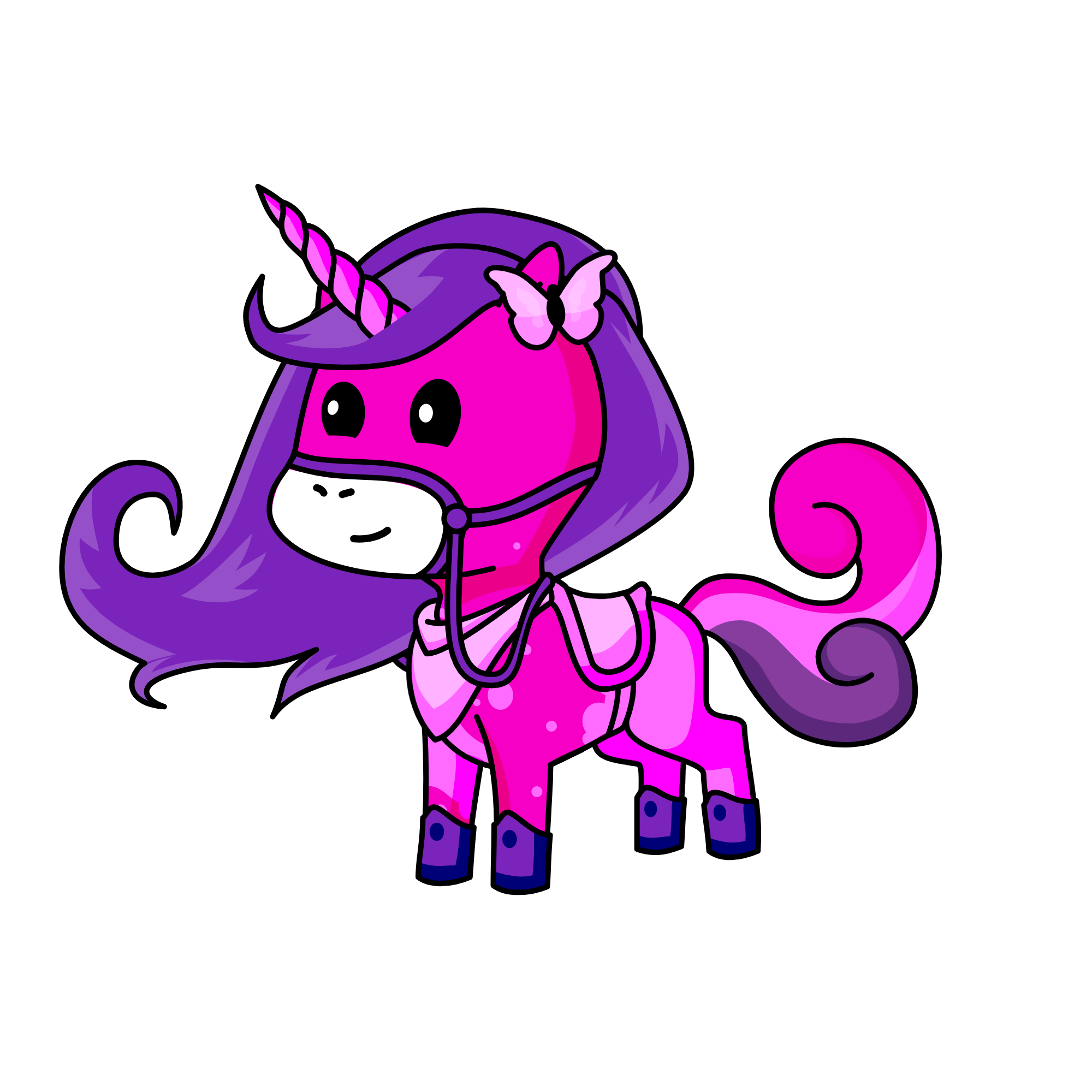 Princess Velvet, the unicorn